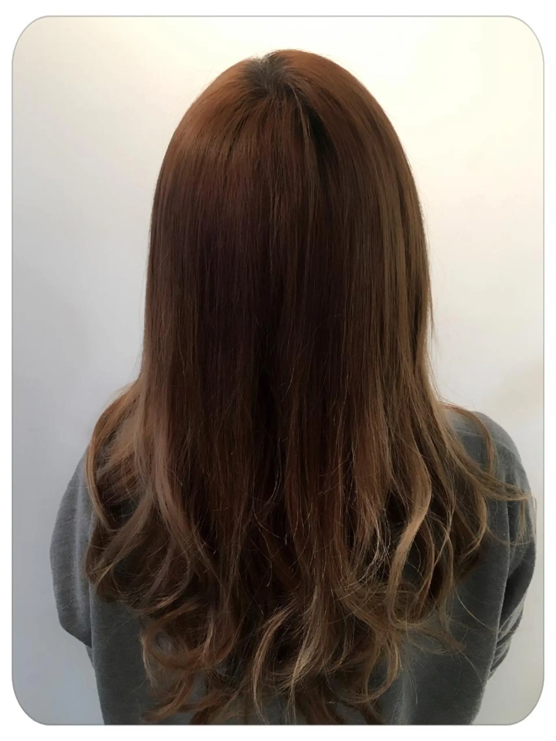 ミディアム セミロング ロング カラー 橋本 慶司のヘアスタイル