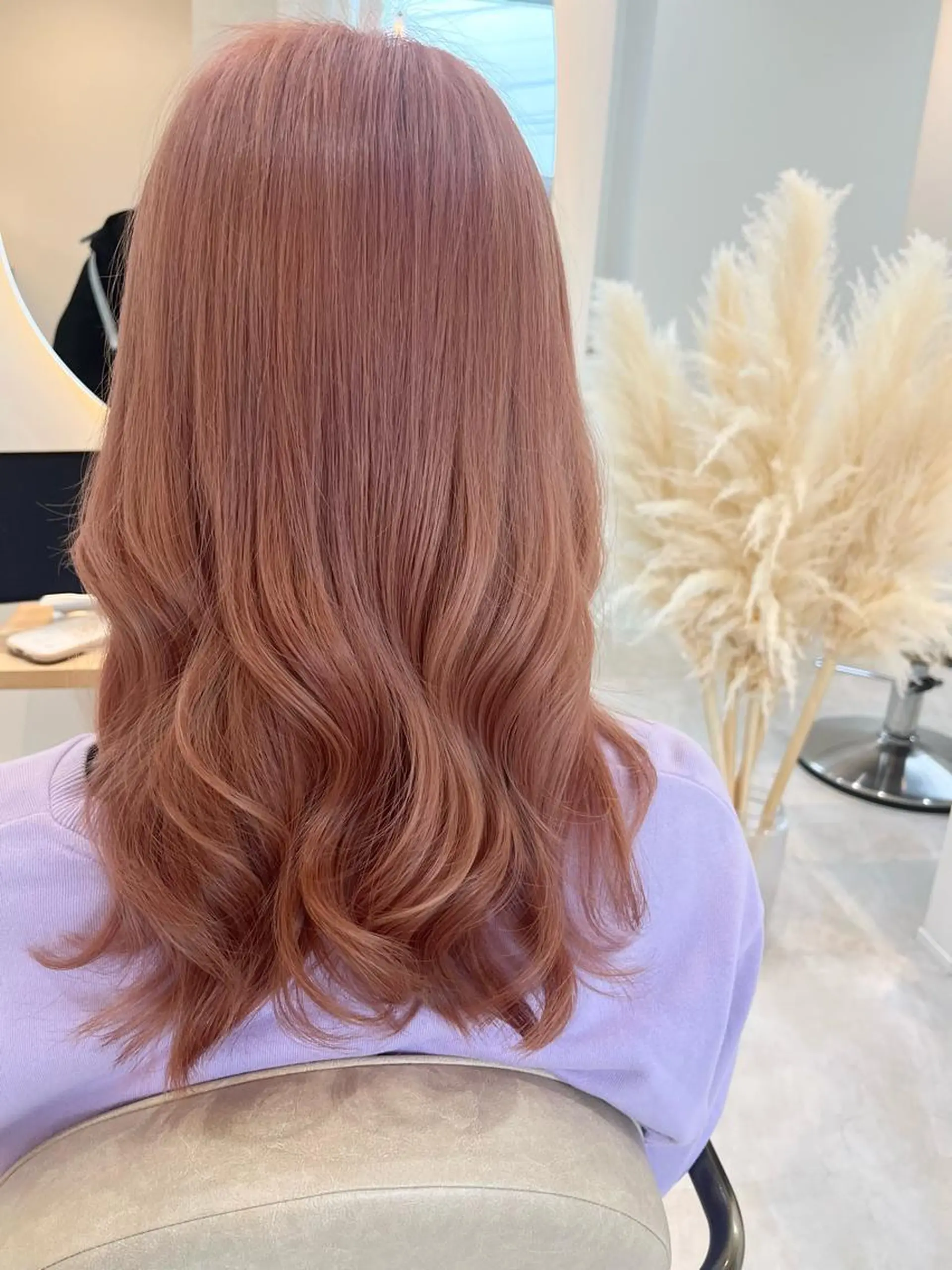 セミロング ヘアカラー 加藤 明香里のヘアスタイル