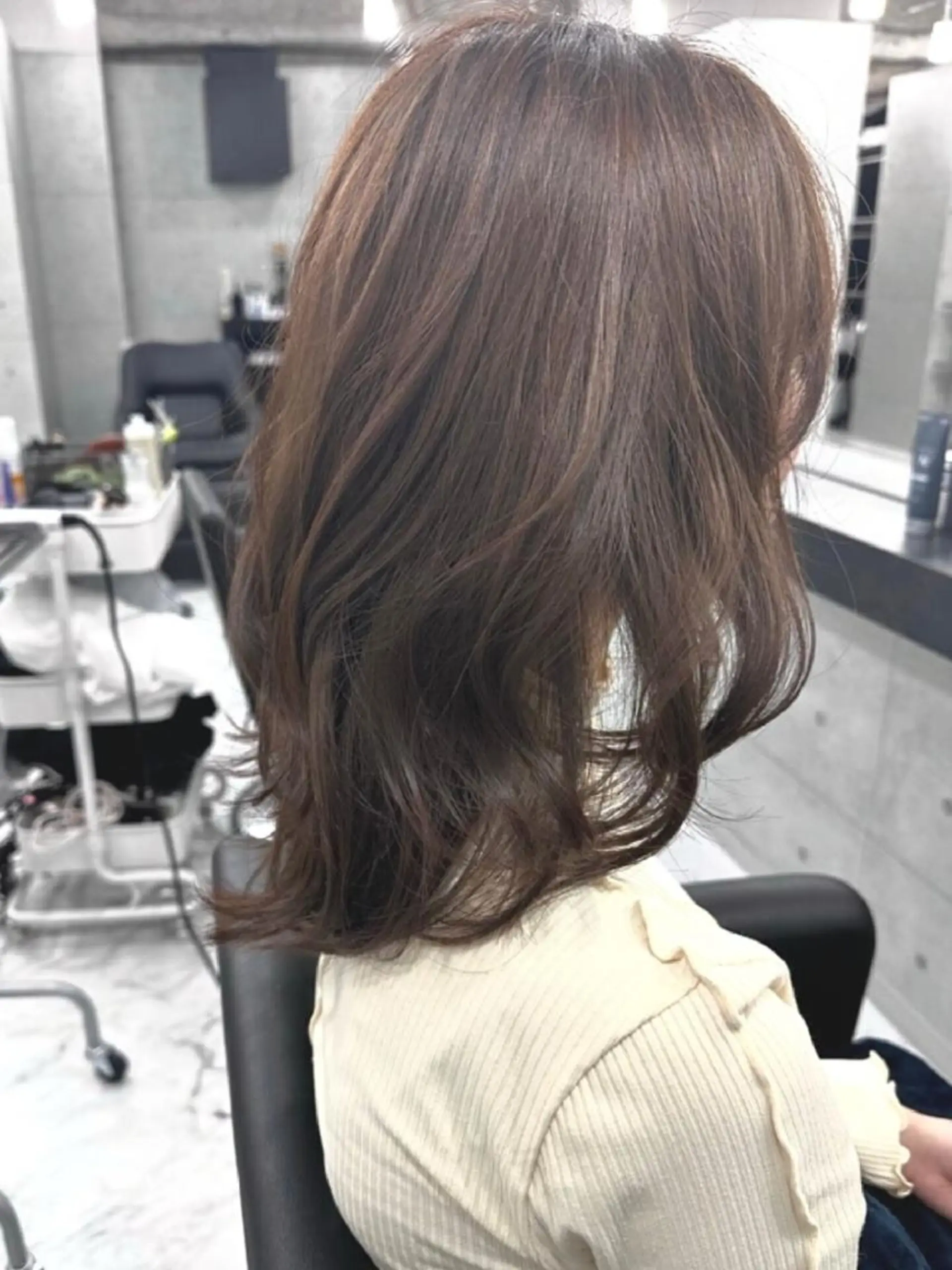 セミロング カラー ヘアアレンジ ❇️安達 優心❇️ レイヤー/艶髪特化のヘアスタイル