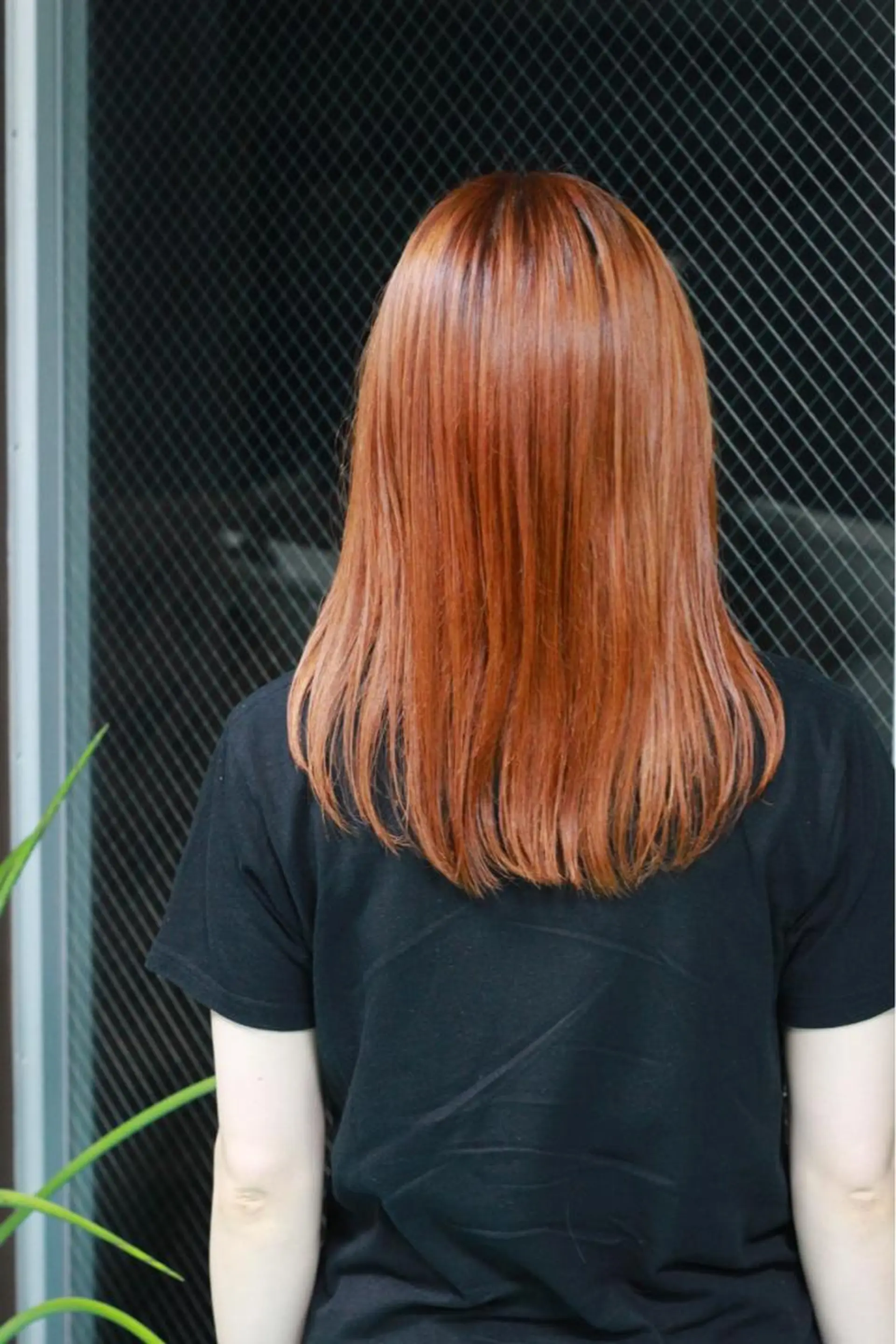 セミロング カラー オレンジ カット Viage （ビアージュ）のヘアスタイル