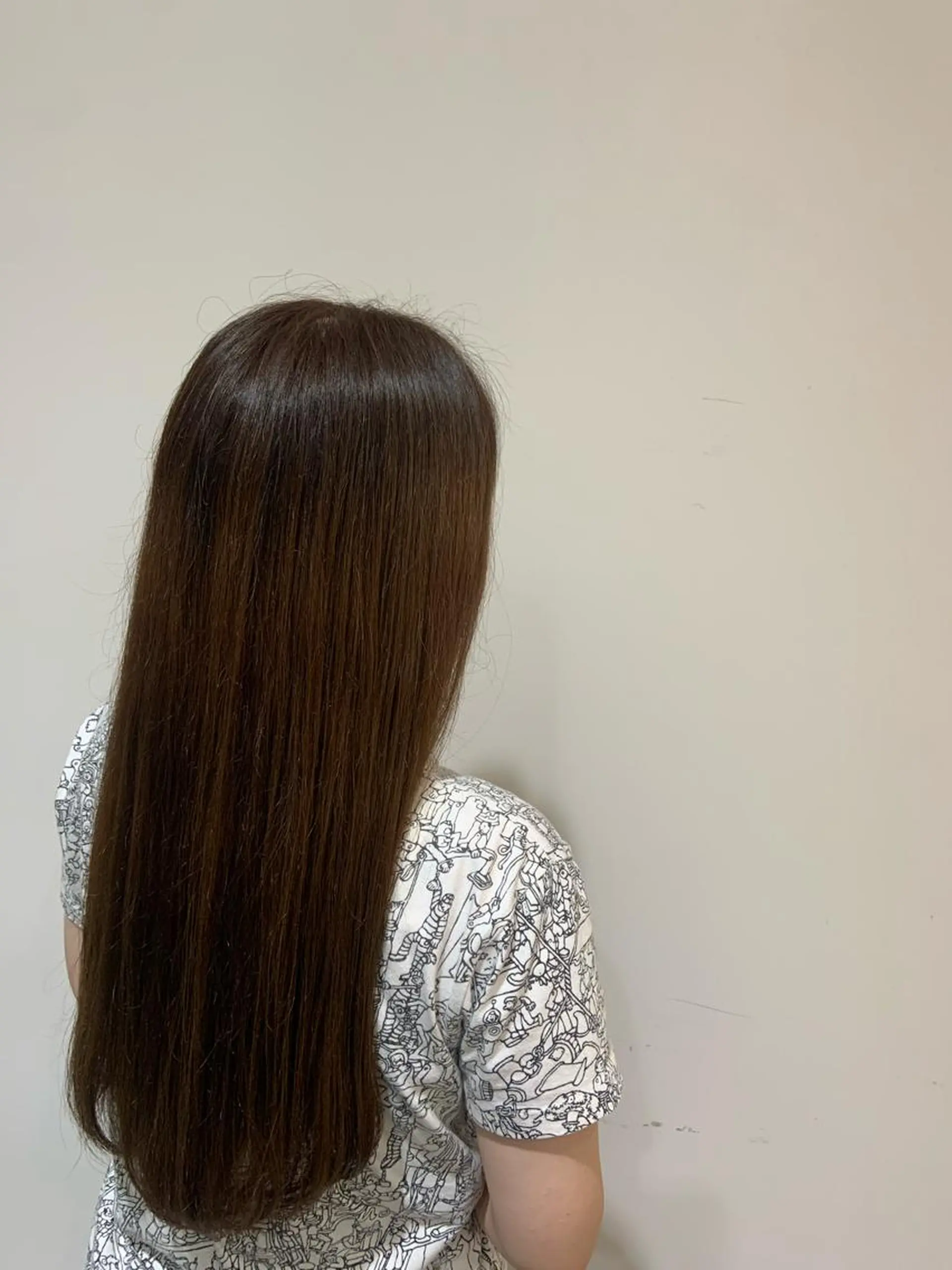 ロング カラー 西崎 満里奈のヘアスタイル