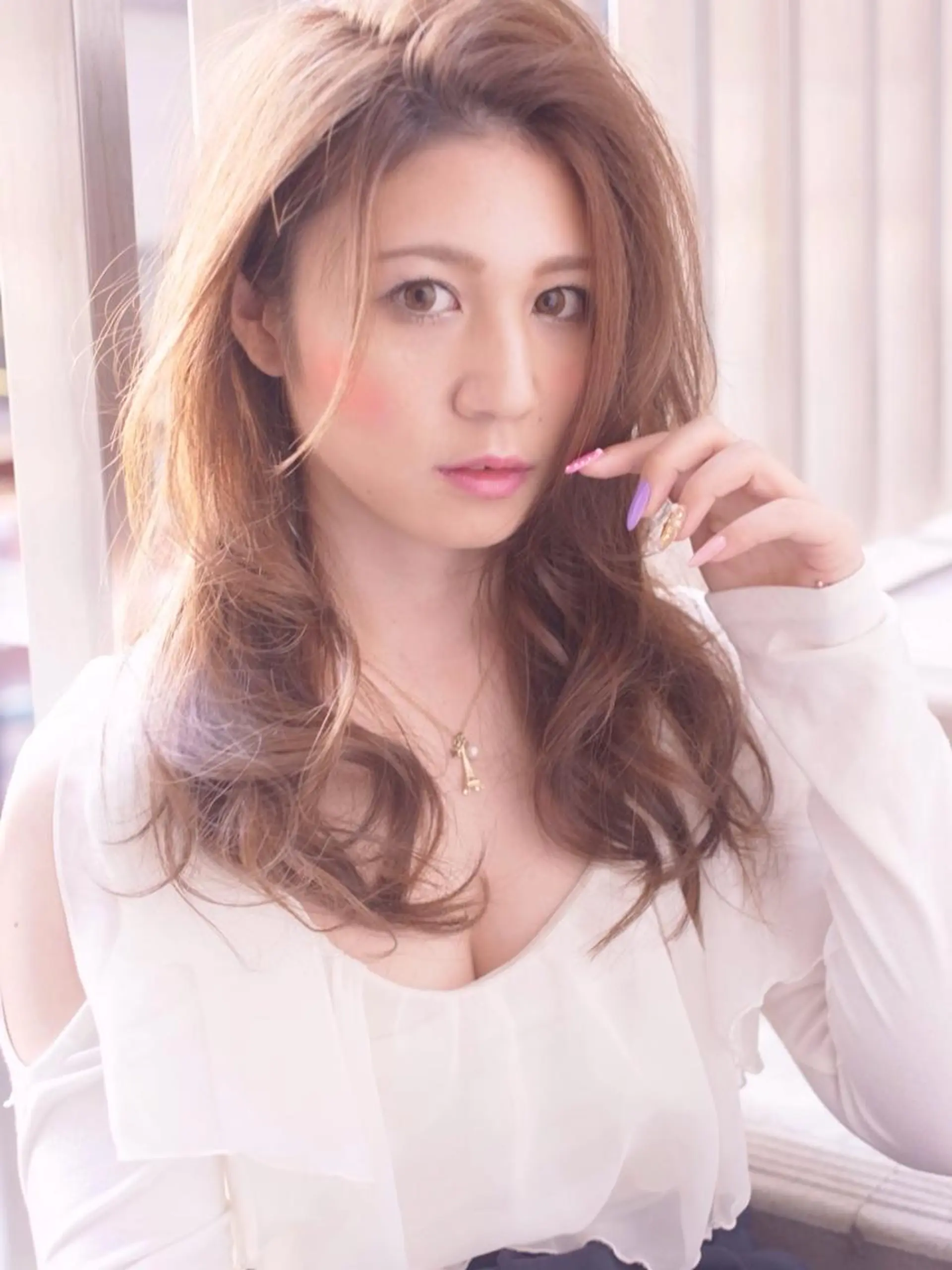 ロング 浜田 敦史のヘアスタイル