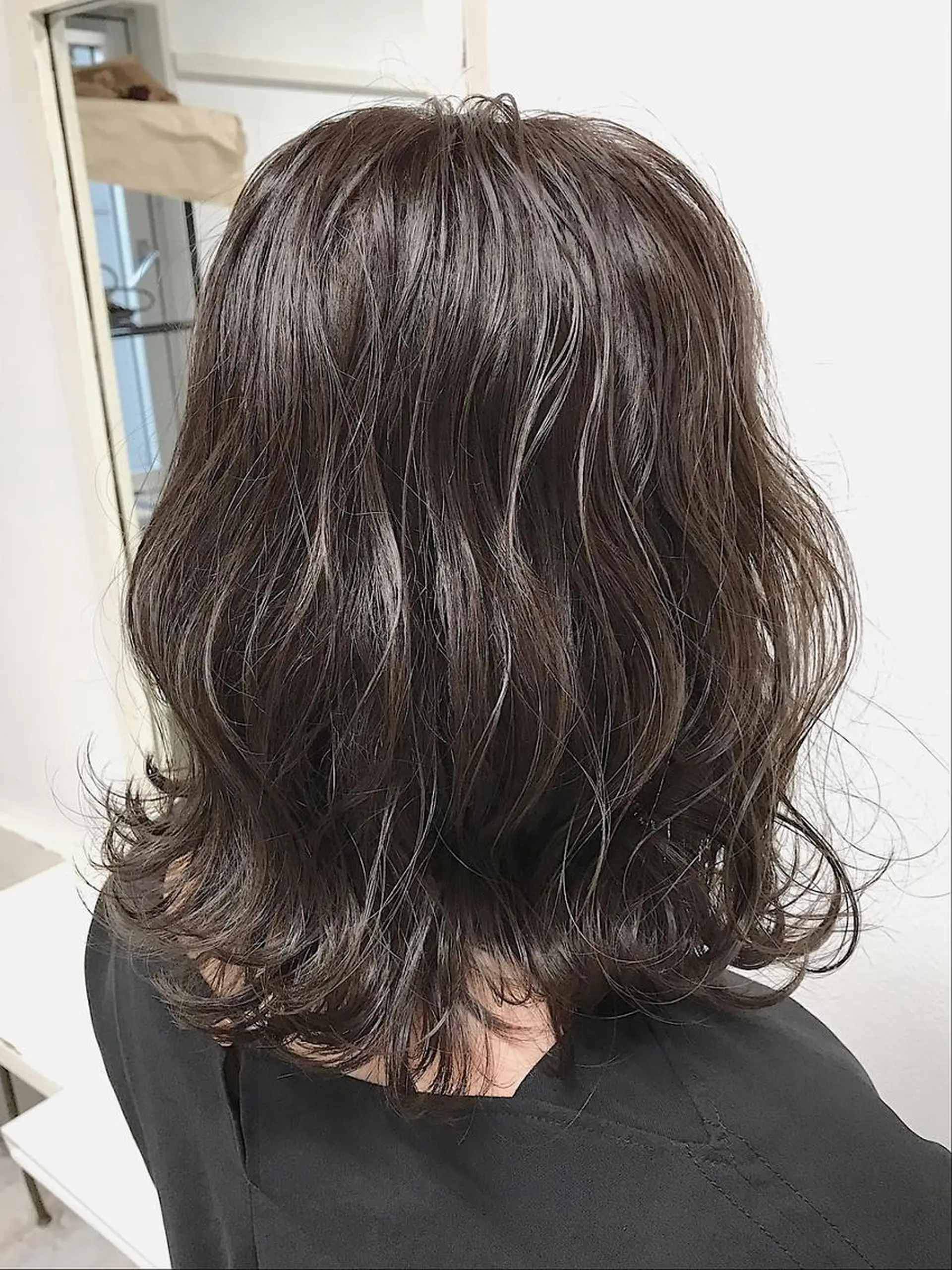 ミディアム カラー ヘアアレンジ ベージュカラー ヘアカラー トリートメント GiseL天神カラー 髪質改善/ブリーチのヘアスタイル