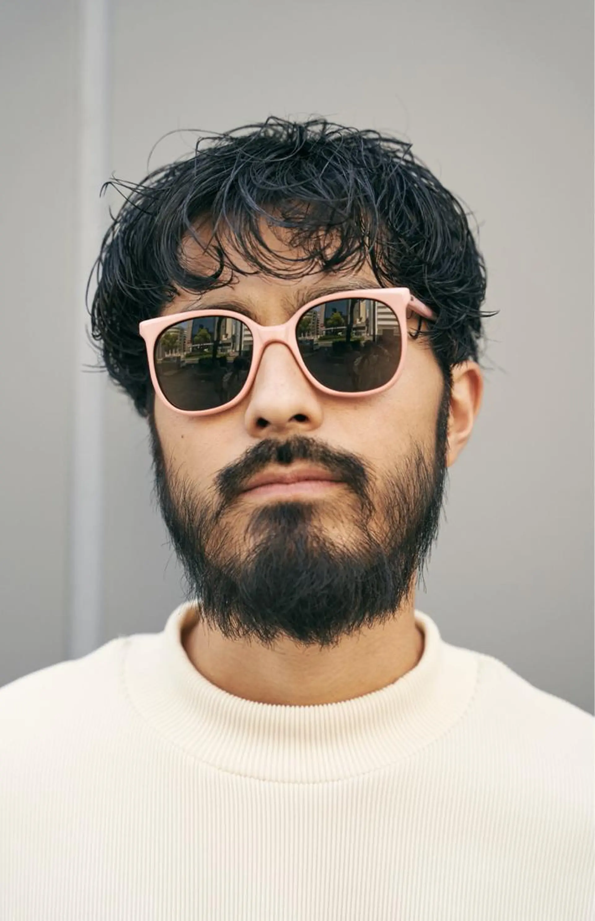 ミディアム カット パーマ 栗栖 颯のヘアスタイル