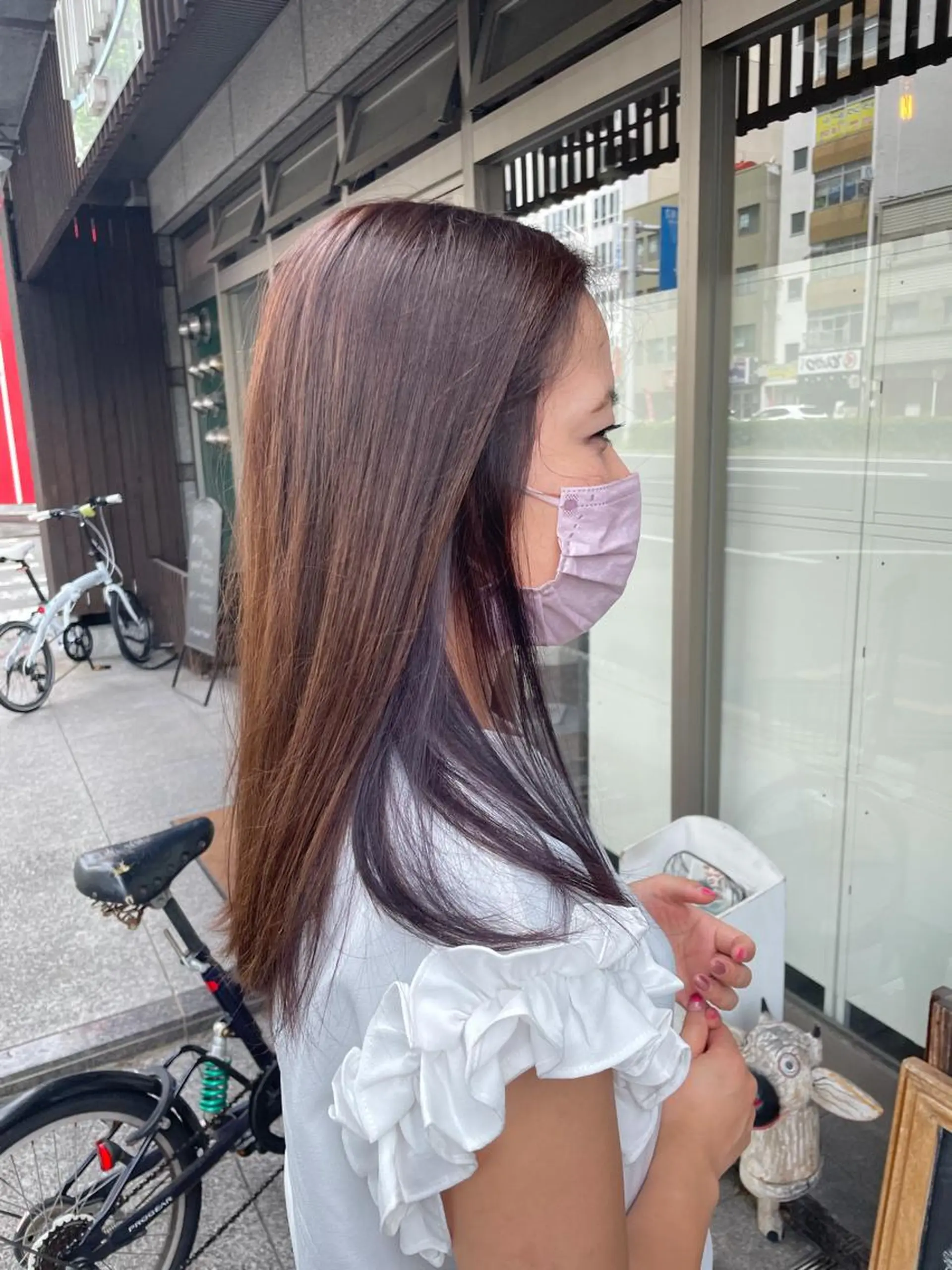 セミロング カラー 🫧ヒシダアキ taboo.i🫧のヘアスタイル