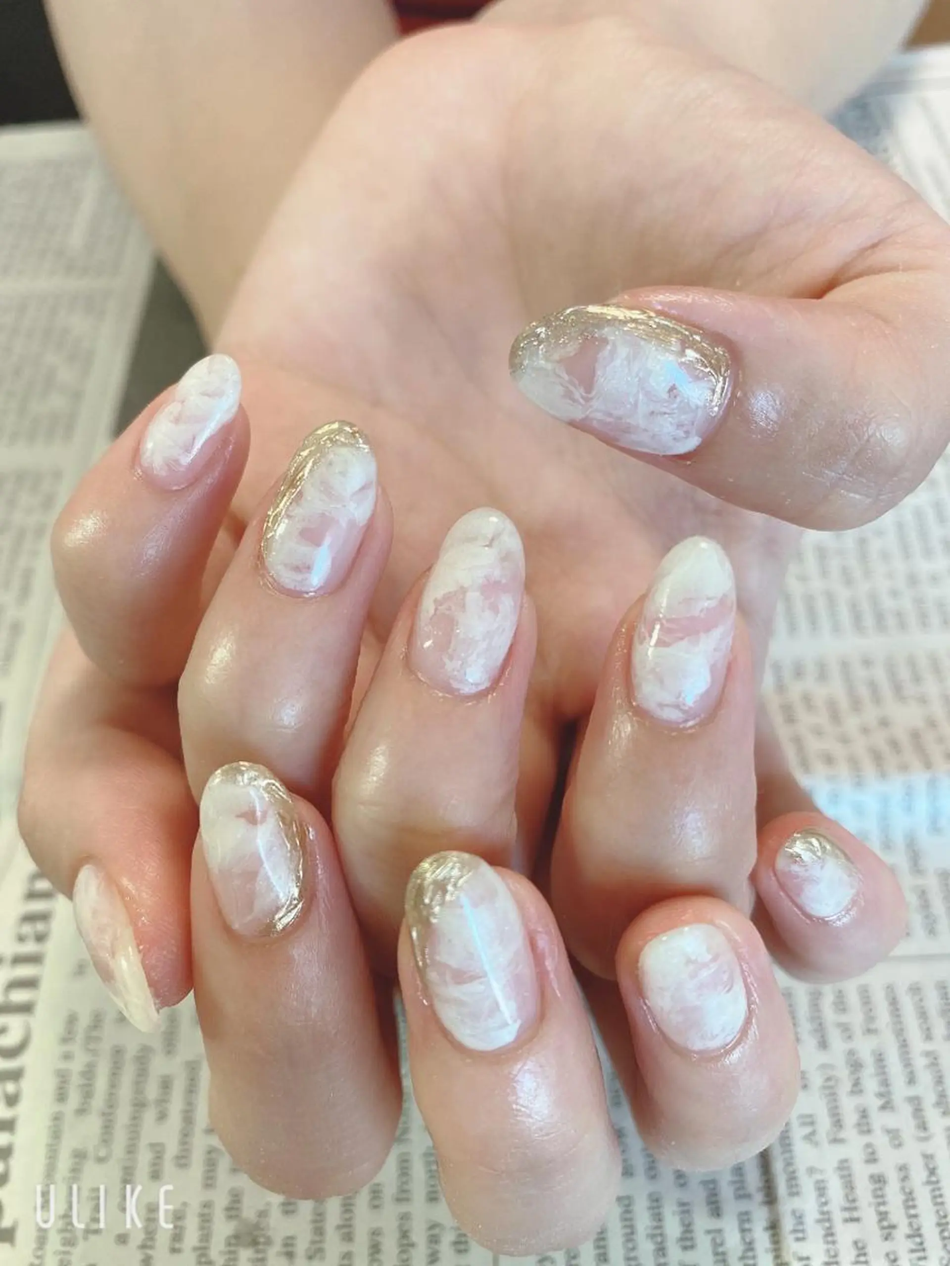 ネイル ミラーネイル ハンドネイル ハンドケア 森山 舞のネイルデザイン