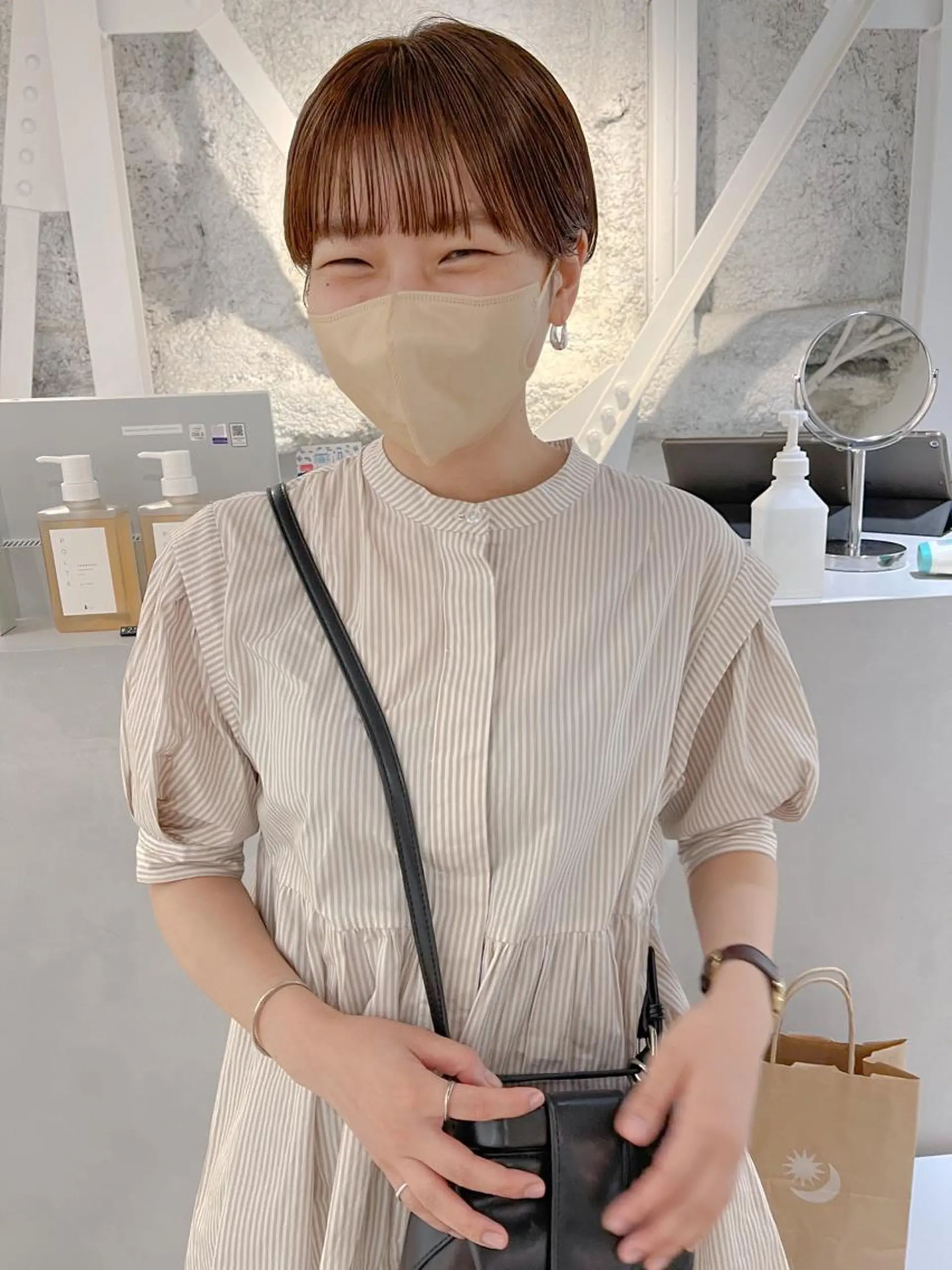 ショート カラー ショートヘア カット ヘアカラー トリートメント 川本 裕🌿のヘアスタイル