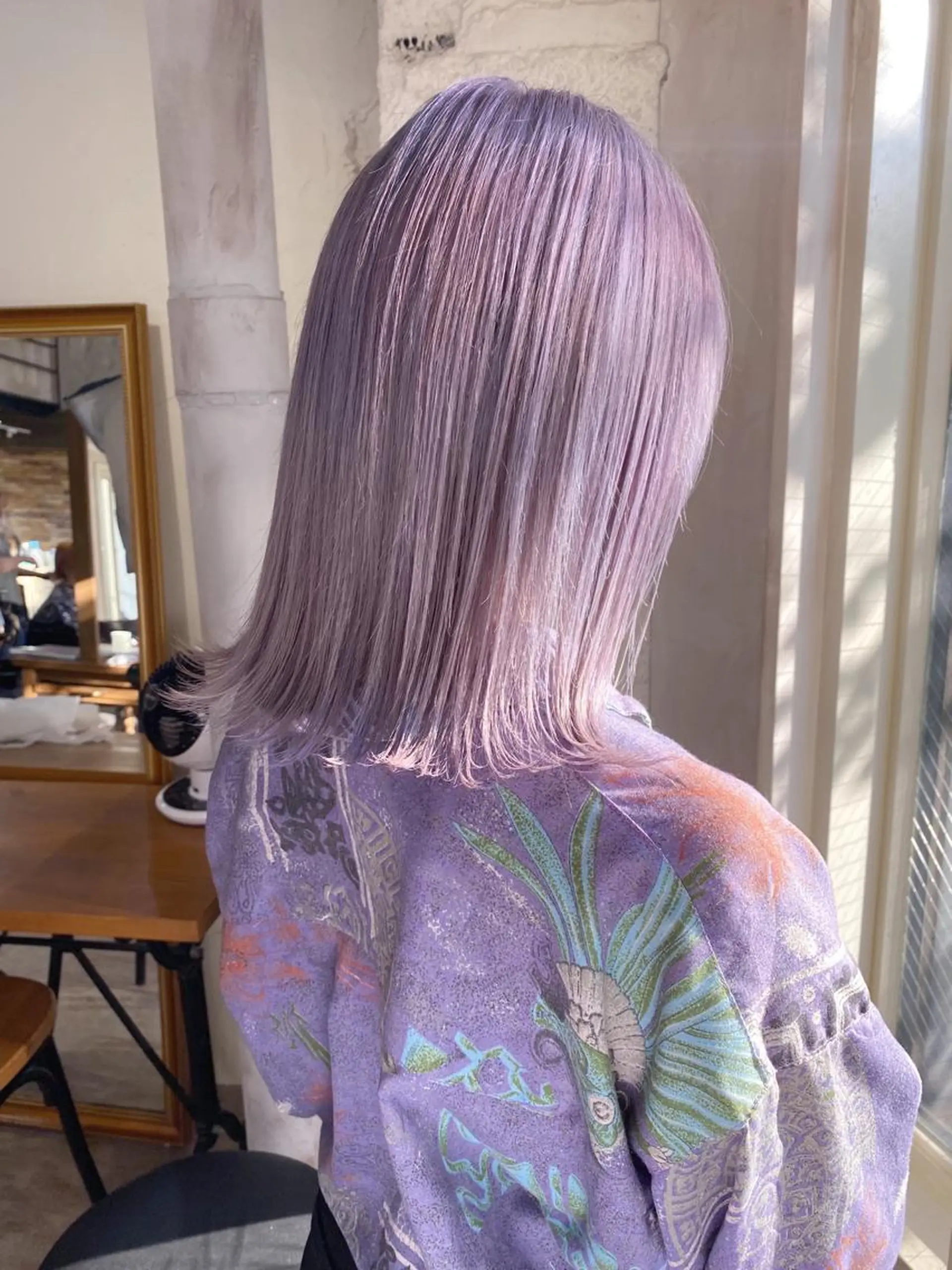 ミディアム カラー ラベンダーカラー ミニモお気に入り数 No.1宍戸雄弥のヘアスタイル