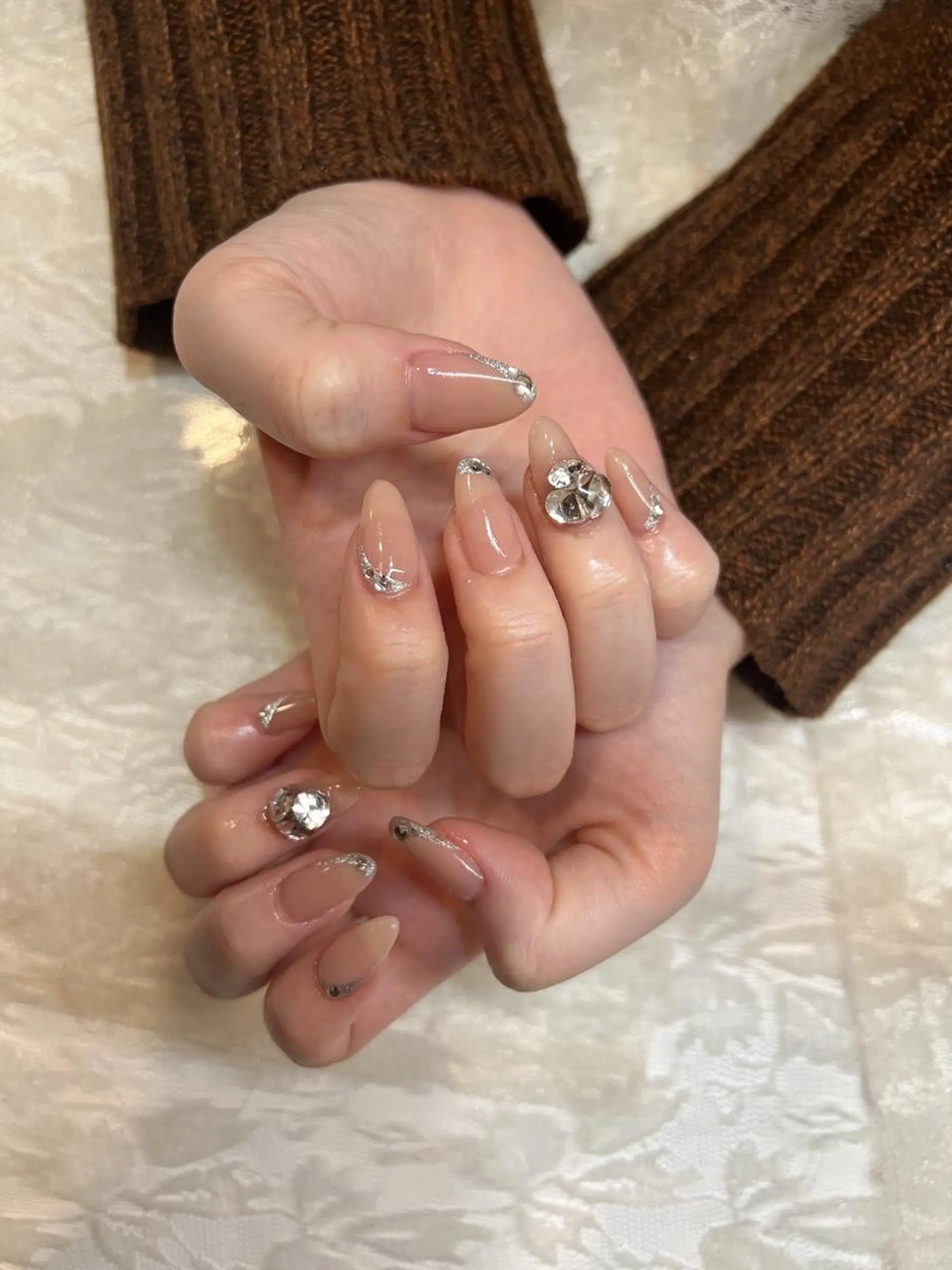 ネイル キラキラネイル シンプルネイル nailist yuiのネイルデザイン