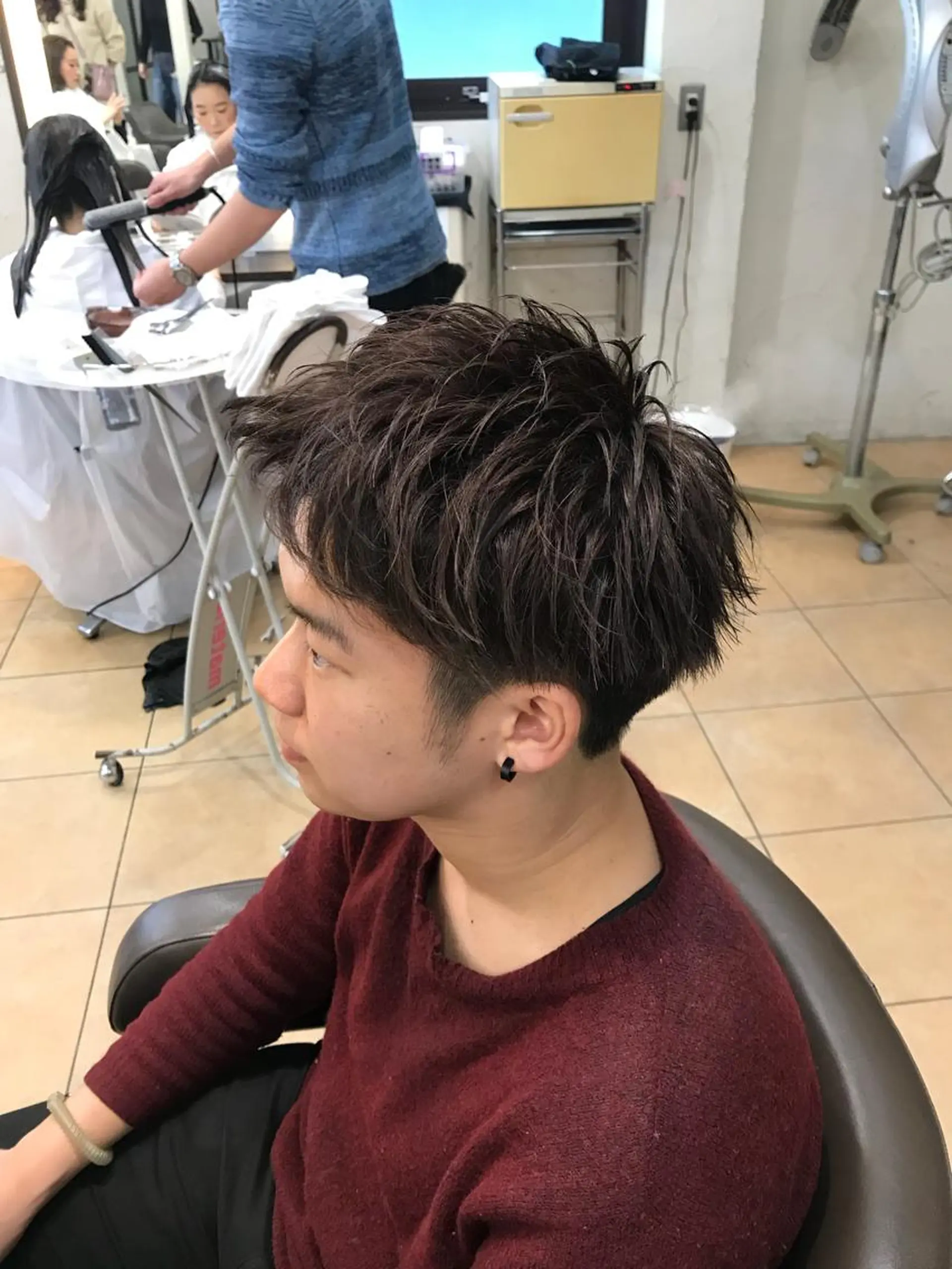 ショート メンズ 鍋島 拓真のヘアスタイル