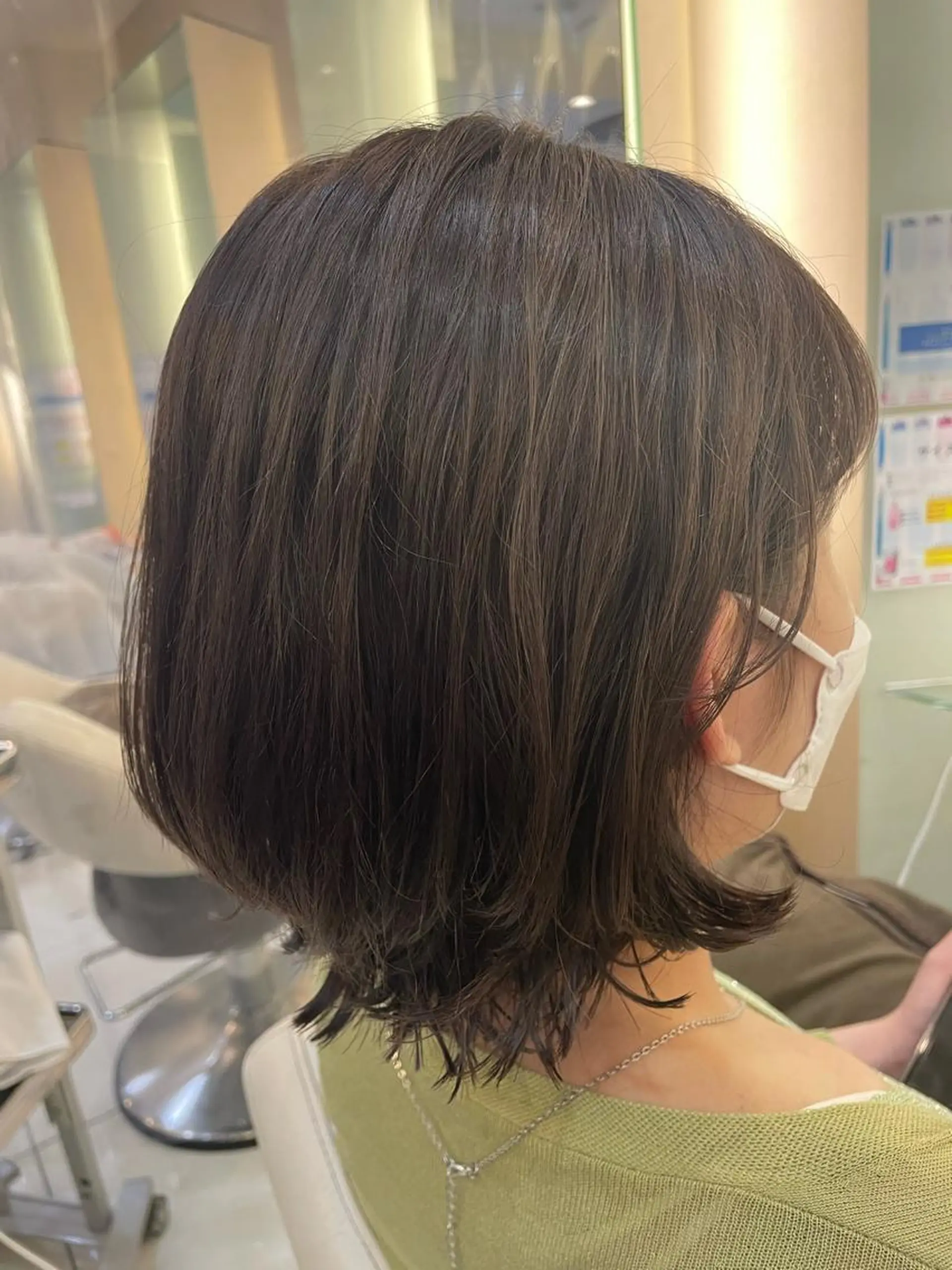 ミディアム カラー ヘアアレンジ カット ヘアカラー トリートメント リリー /Men's/パーマのヘアスタイル