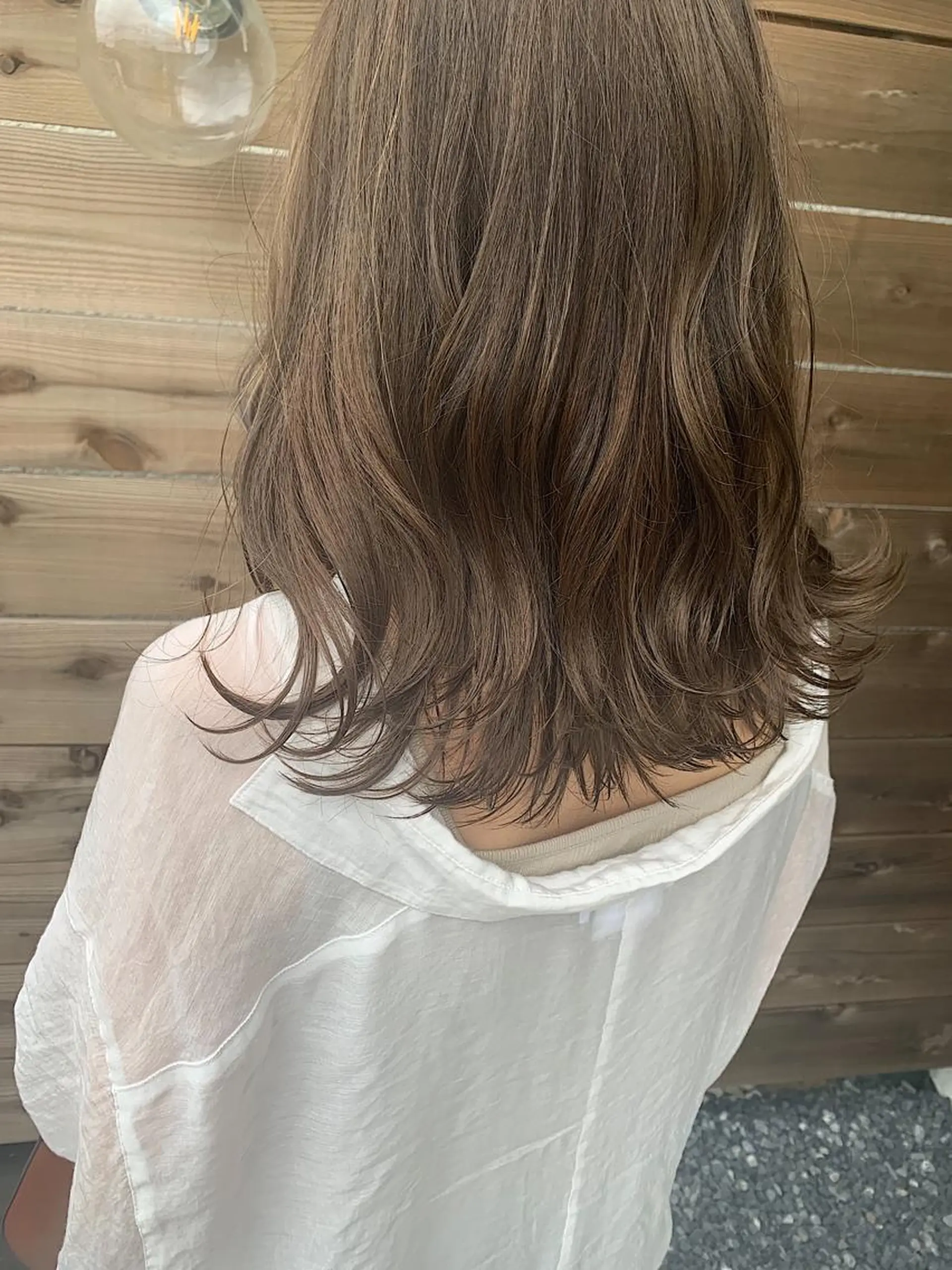 セミロング chihale 富樫莉香のヘアスタイル