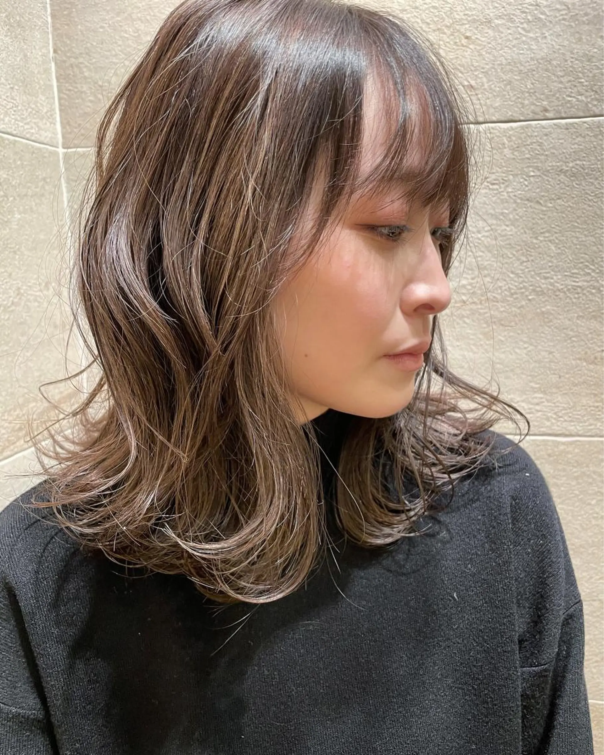 ミディアム ハイライト カットモデル/ 大森弘貴のヘアスタイル