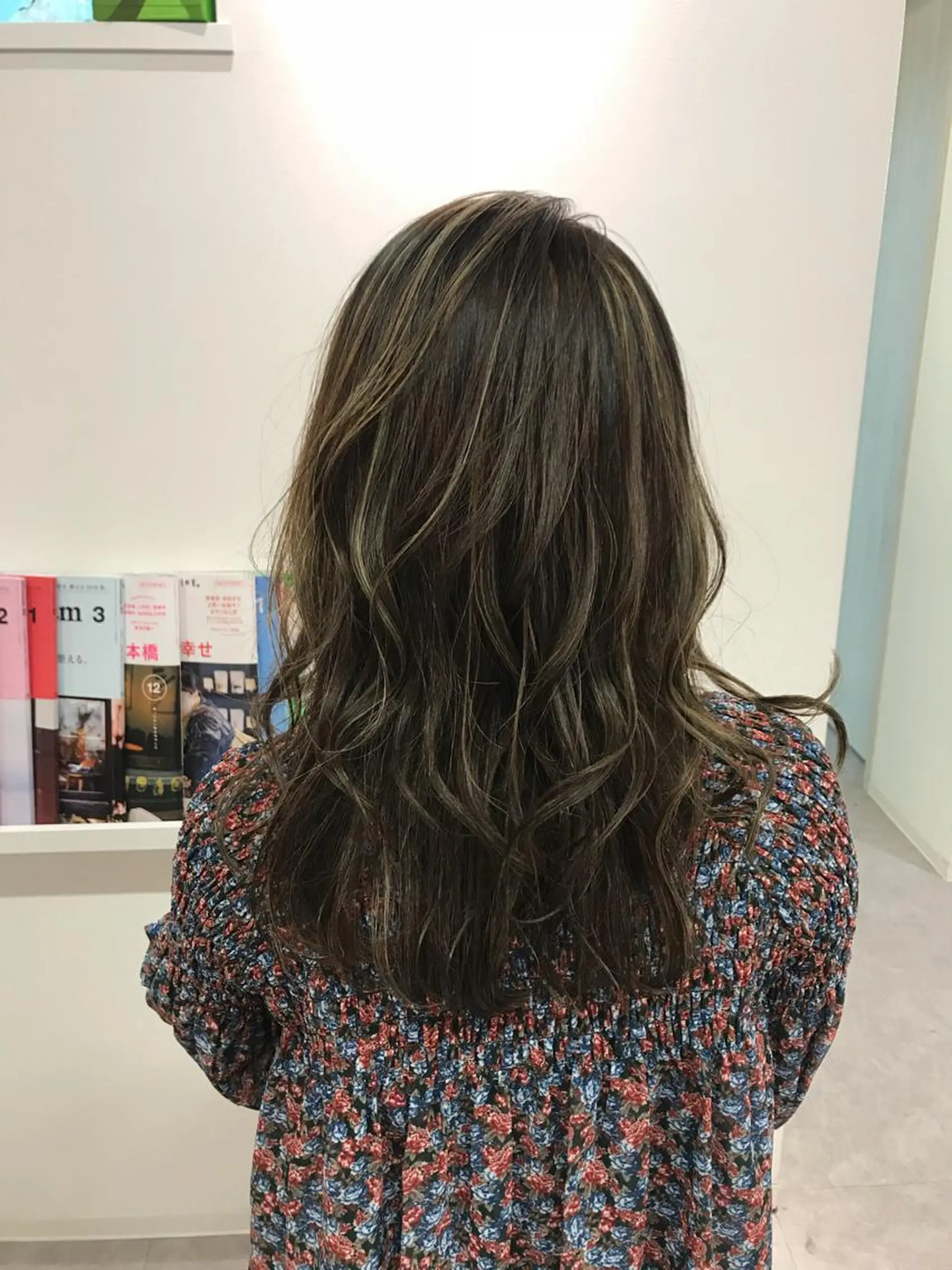 ロング カラー ri saのヘアスタイル