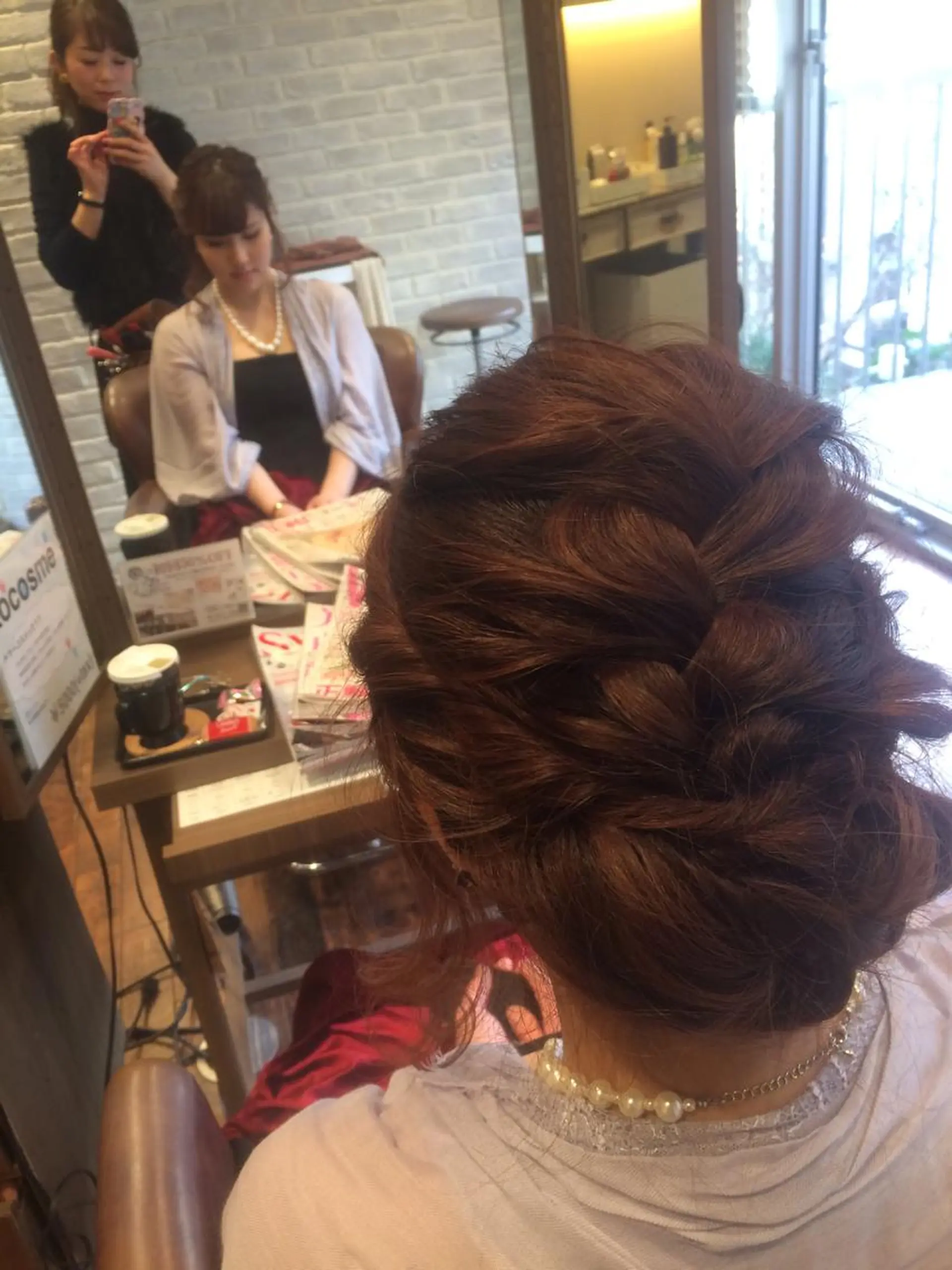 ヘアアレンジ 藤井 菜緒のヘアスタイル