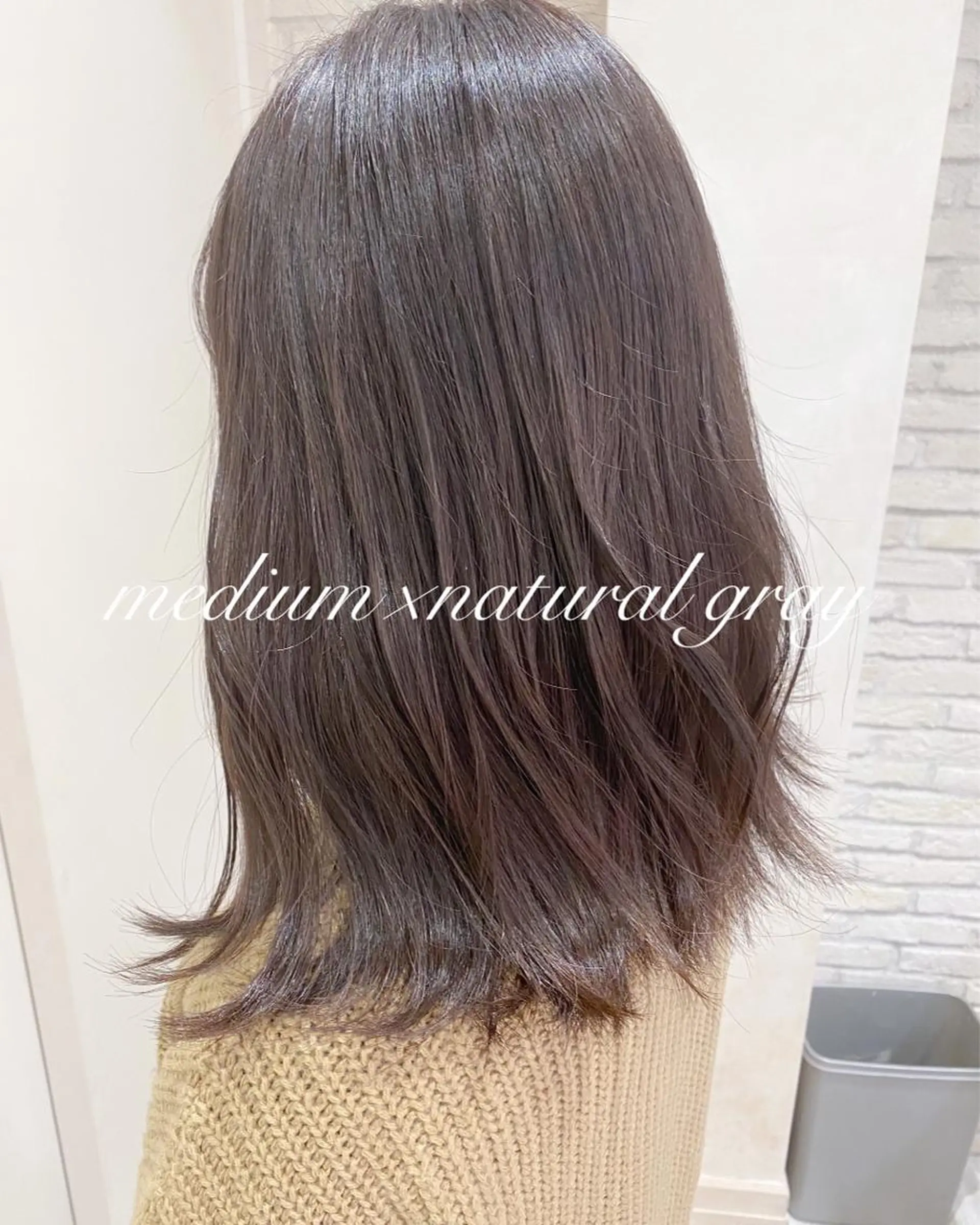 ミディアム カラー 横浜🍒ルーツカラー エクステ／RIEのヘアスタイル