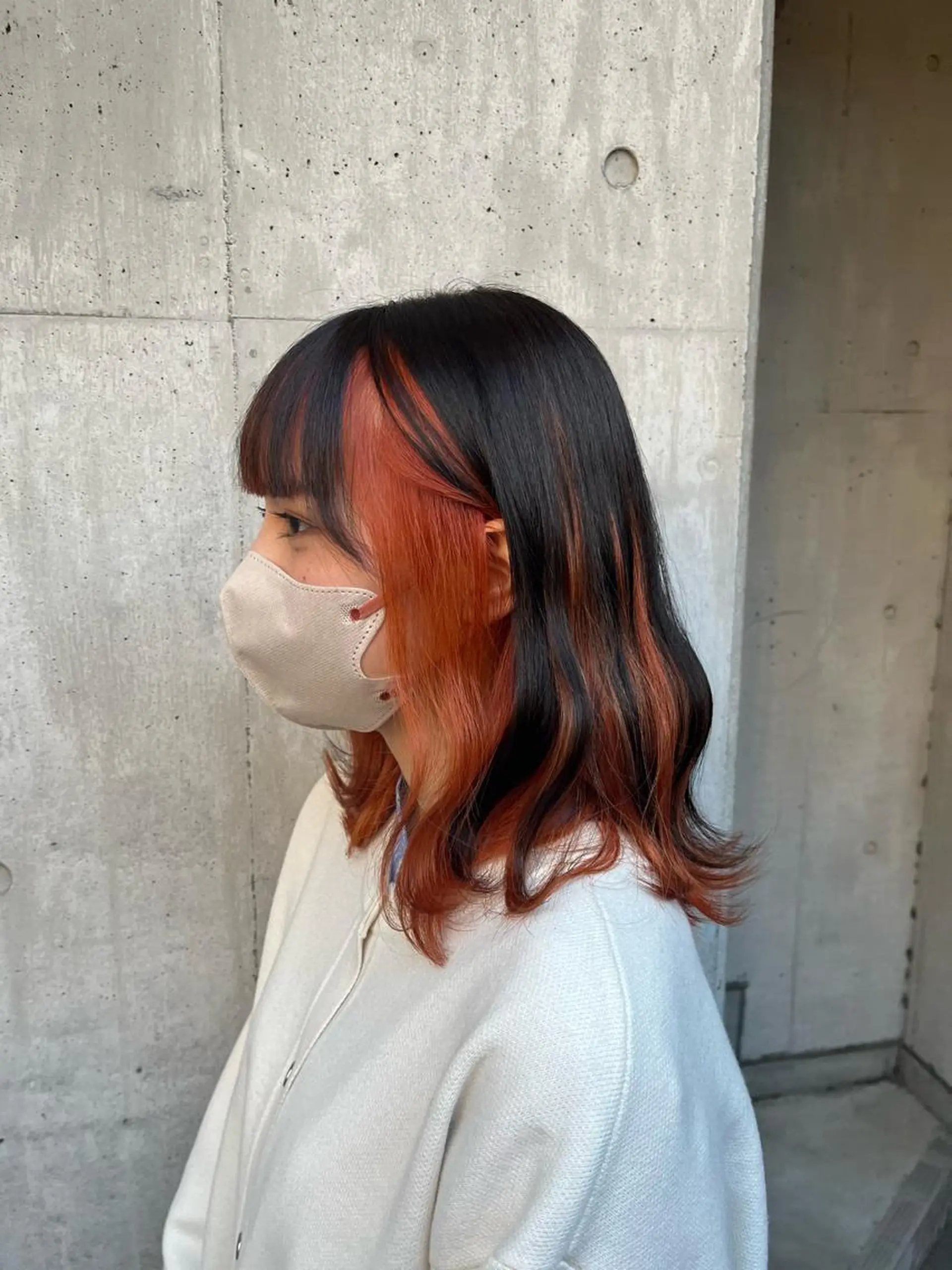 ロング カラー パーマ ヘアアレンジ メンズ キッズ ネイル マツエク・マツパ アイブロウ メンズバレイヤージュ メンズブリーチ メンズハイライト メンズハイトーン メンズインナーカラー 🐺ウルフ×ハイトー ン🖤Yukinoのヘアスタイル