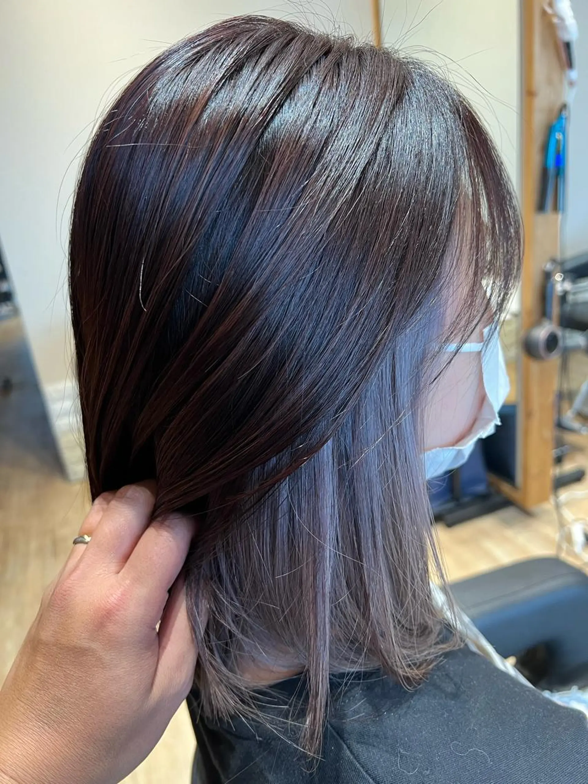 セミロング カラー ヘアカラー 関口 友行のヘアスタイル