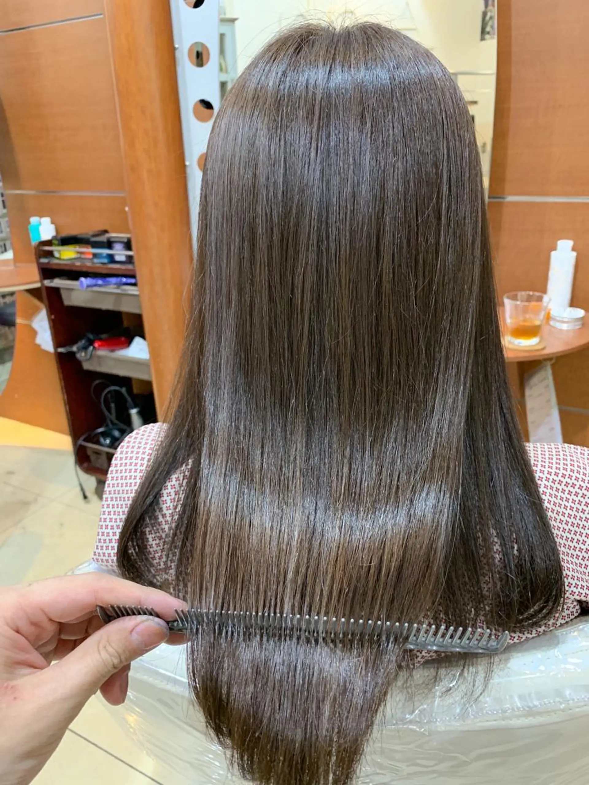 ロング パーマ 縮毛矯正/髪質改善 /韓国風　山川春輝のヘアスタイル