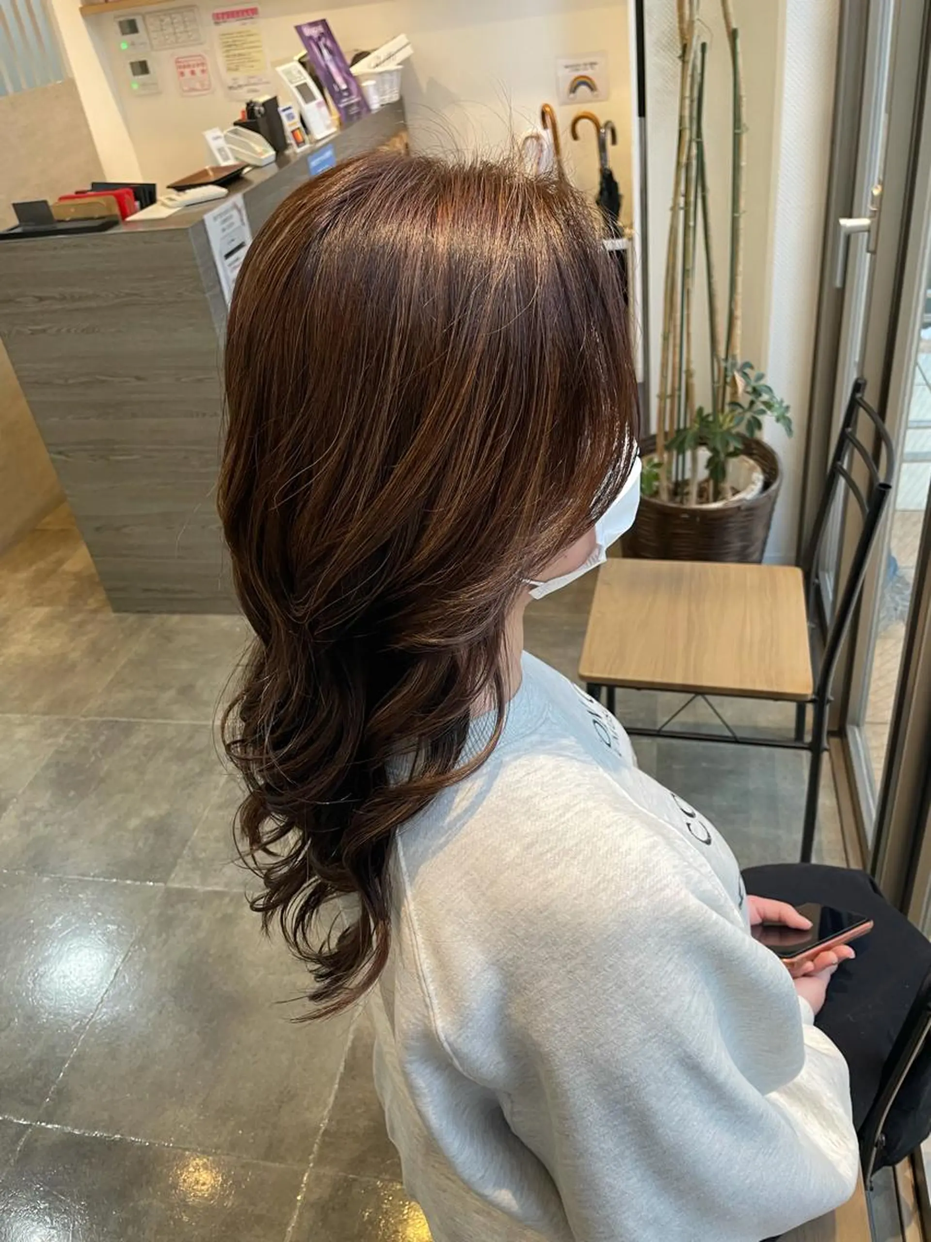 ロング ハイライト レイヤーカット/髪質 改善/矯正🤍吉田のヘアスタイル