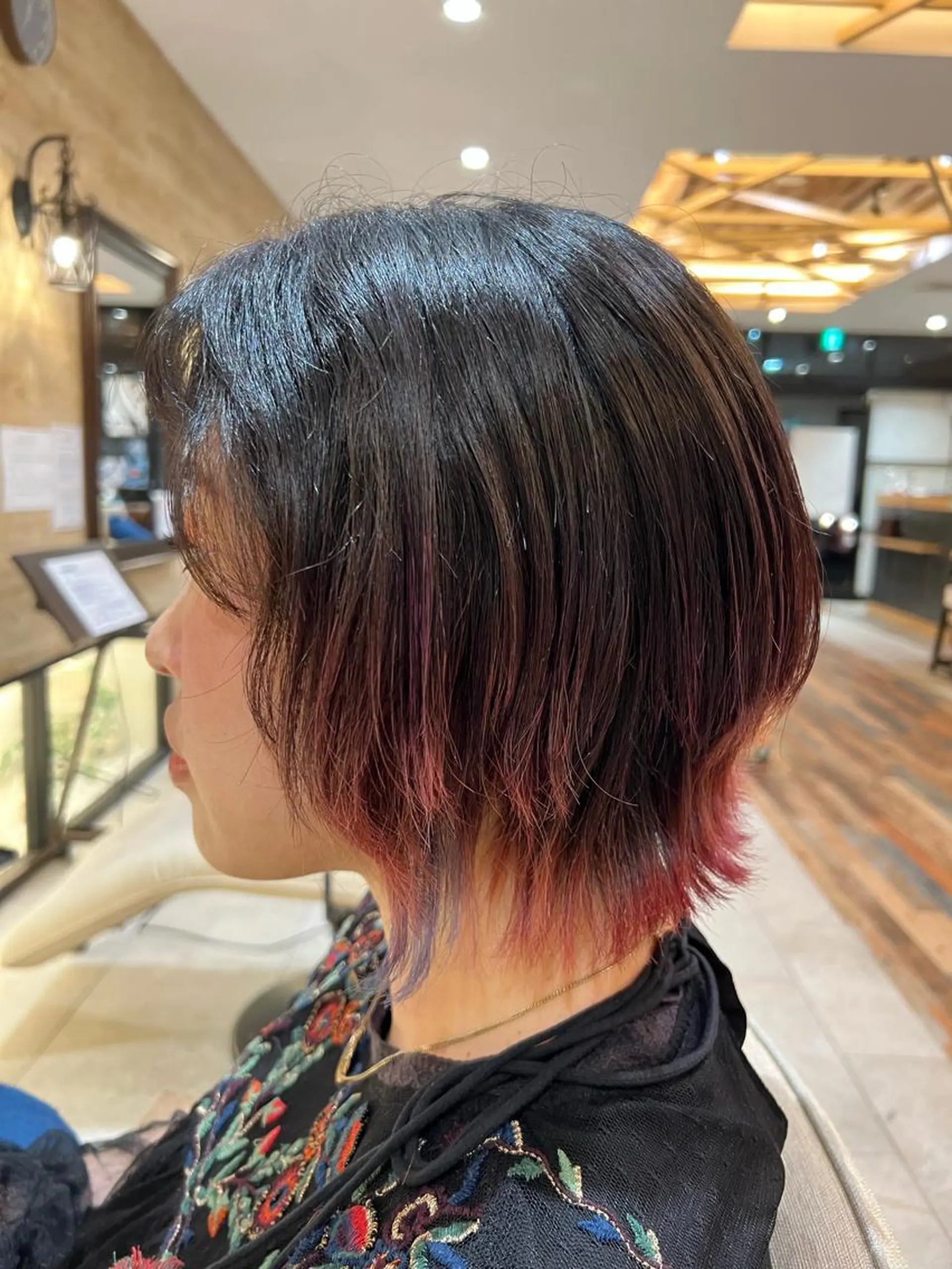 ミディアム レイヤーカット 🦄🌈田中聖太郎 ニュアンスカラー🦄のヘアスタイル