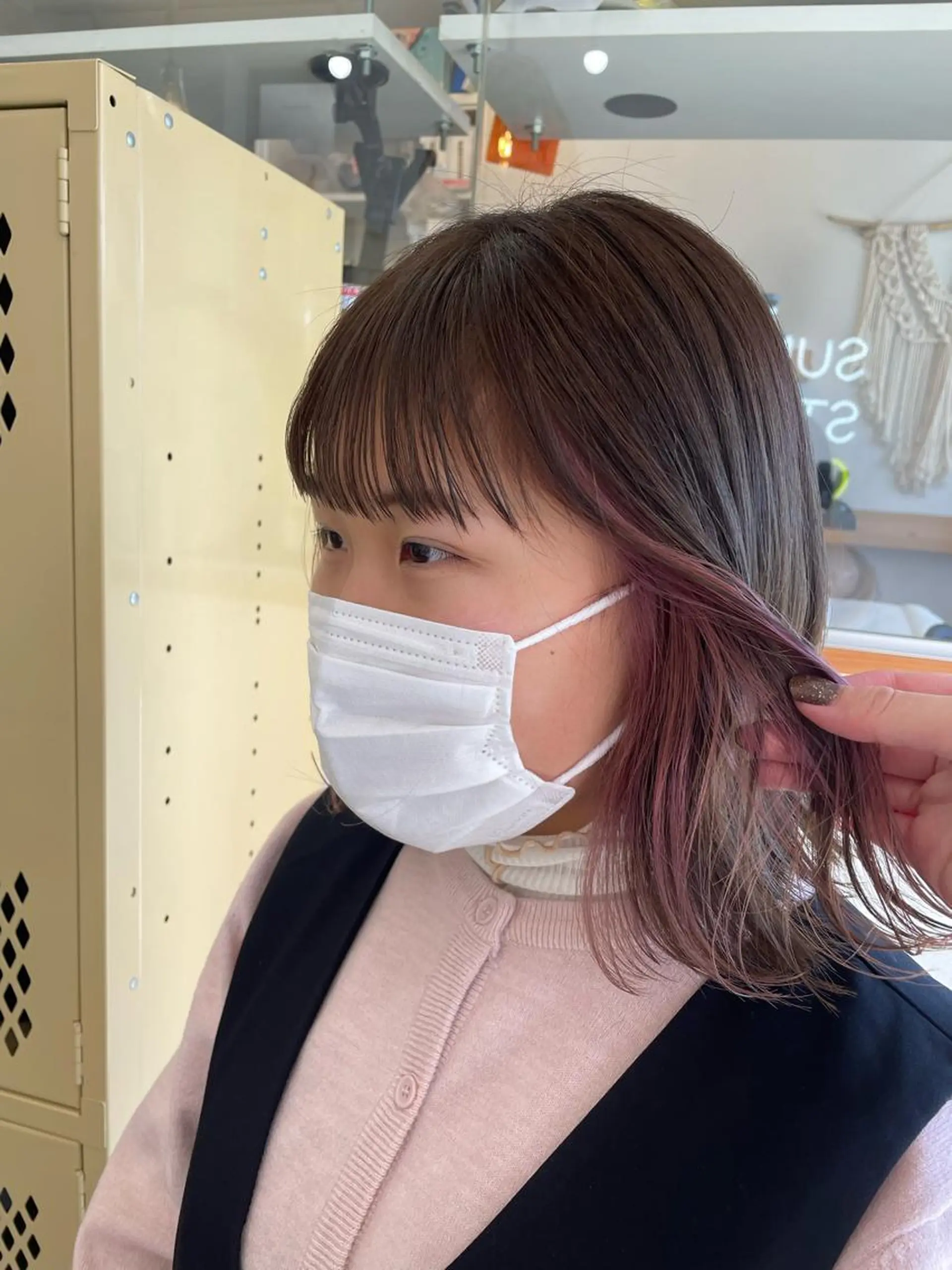 ミディアム カット ヘアカラー トリートメント SUNC/🤎 オオクマ　カナエ🤎のヘアスタイル