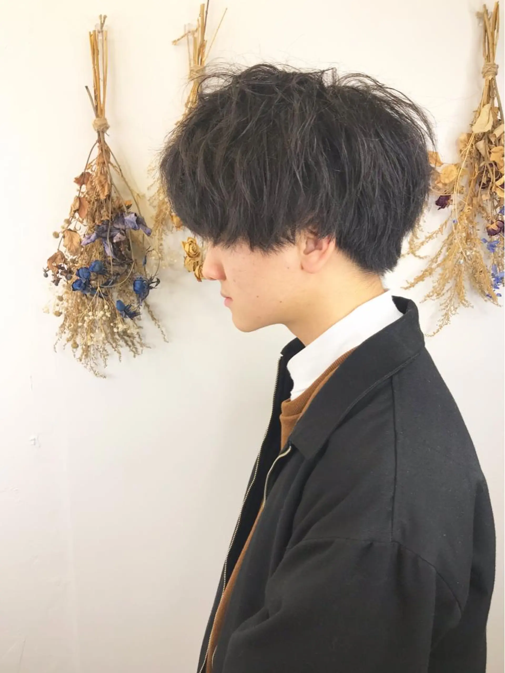 パーマ メンズ マッシュ メンズサロン アソビ元町のヘアスタイル