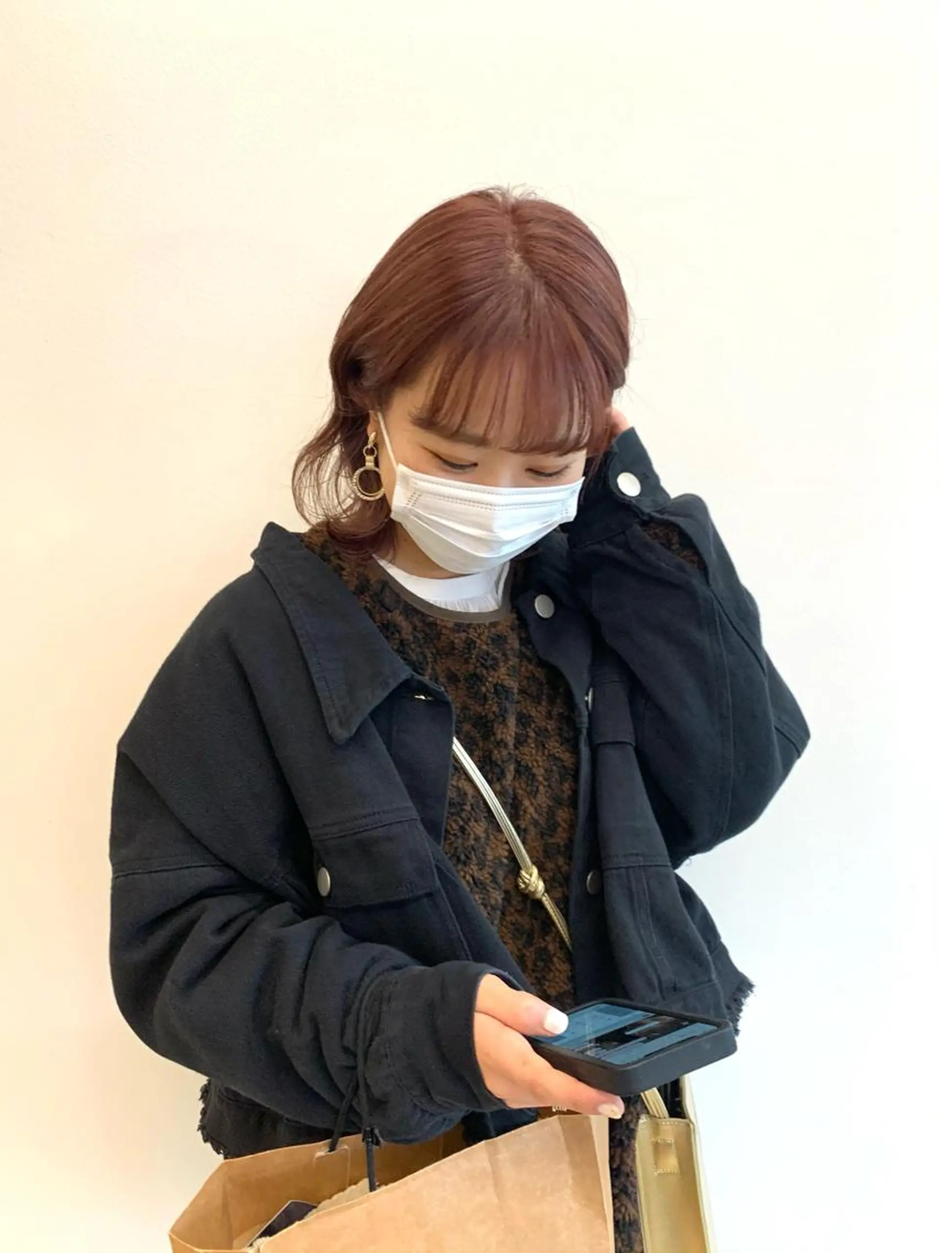 ミディアム 鈴木 まりやのヘアスタイル