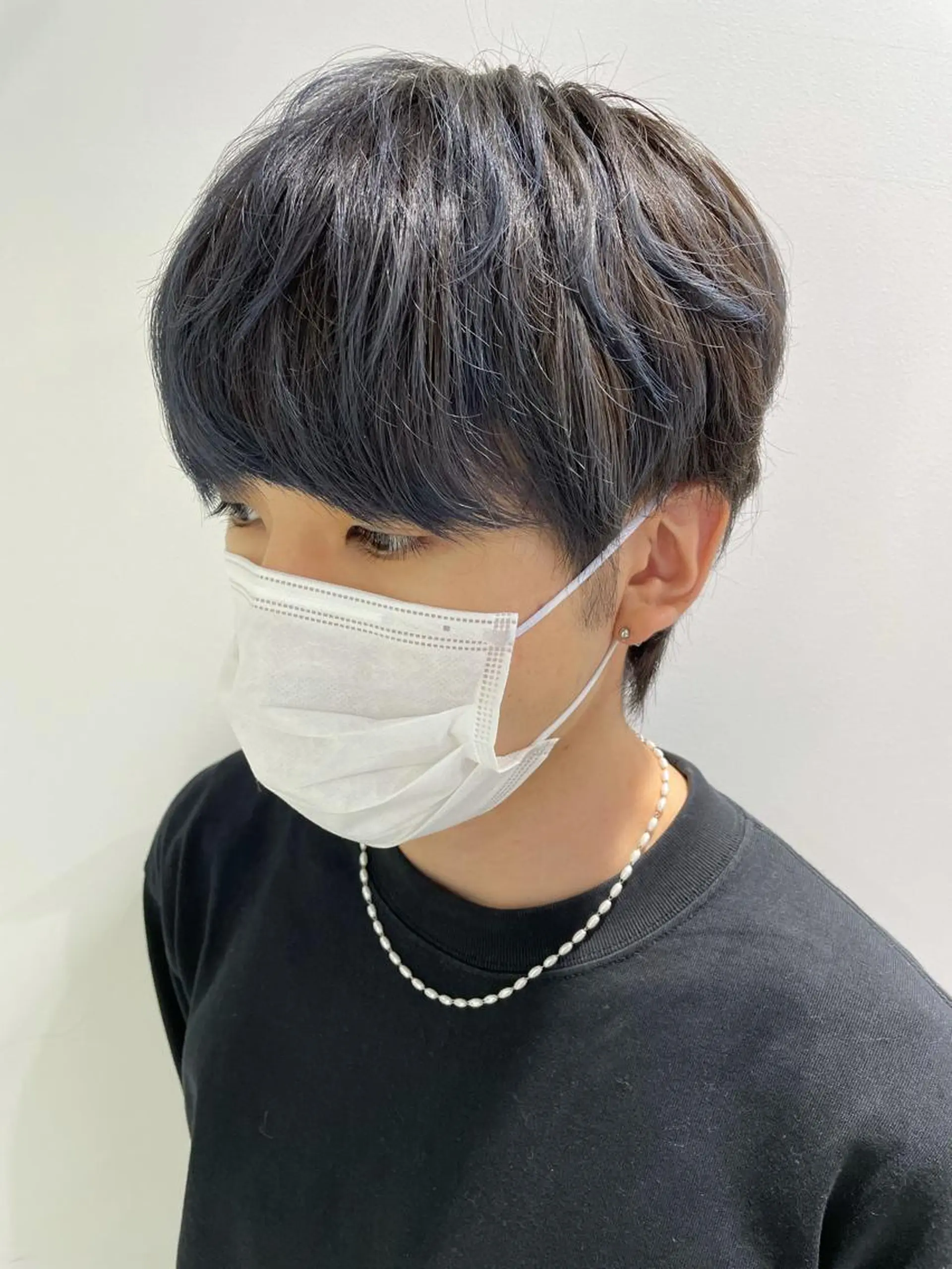 ショート カラー パーマ ヘアアレンジ メンズ キッズ ネイル マツエク・マツパ メンズネイル スパイキー/フェザー /波巻き/かいとのヘアスタイル