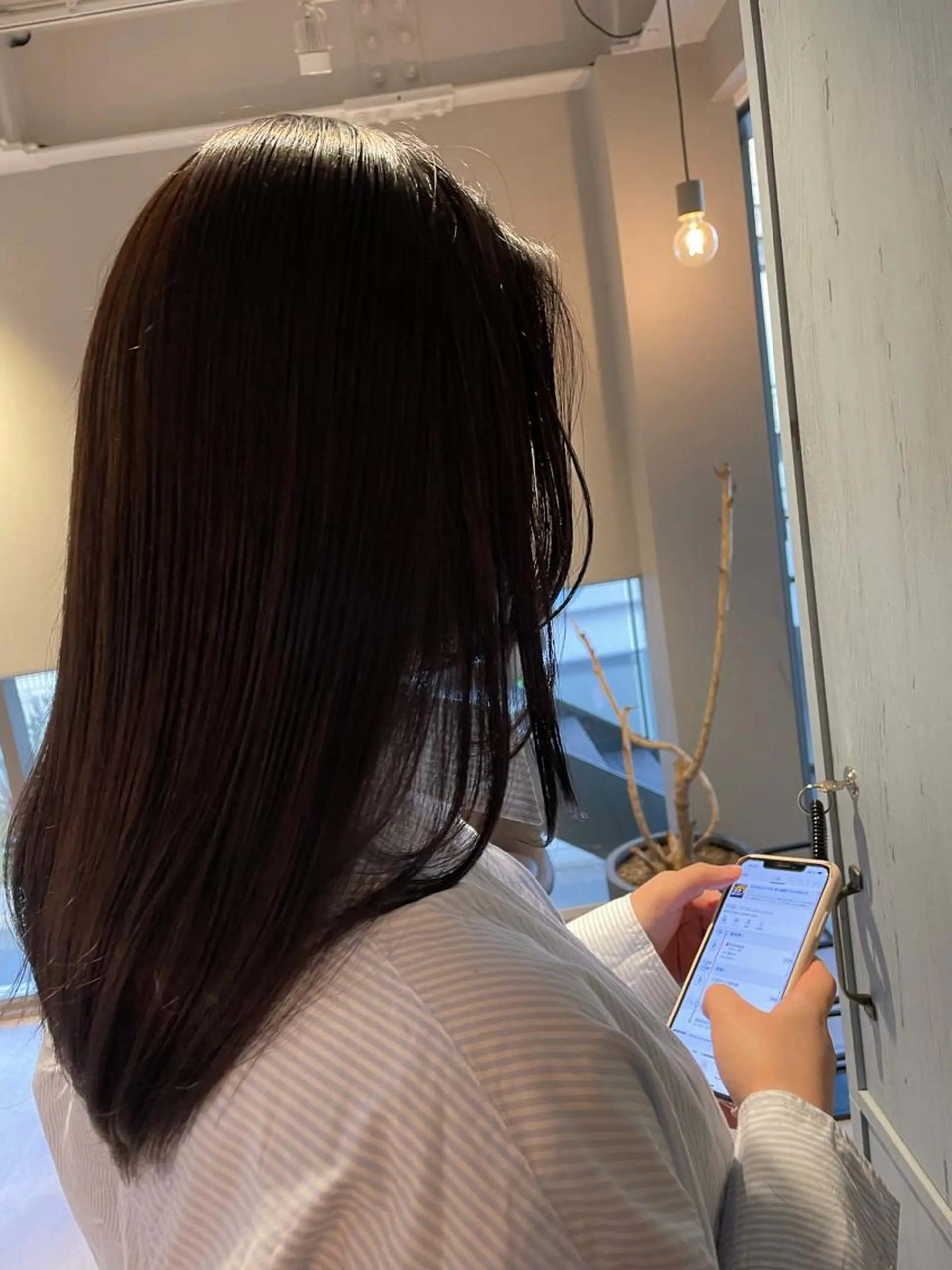 セミロング カラー バレイヤージュ ベージュカラー ブロンド デザインカラー グラデーションカラー ヘアカラー 韓国風/オシャレ /縮毛矯正/滝口琴未のヘアスタイル