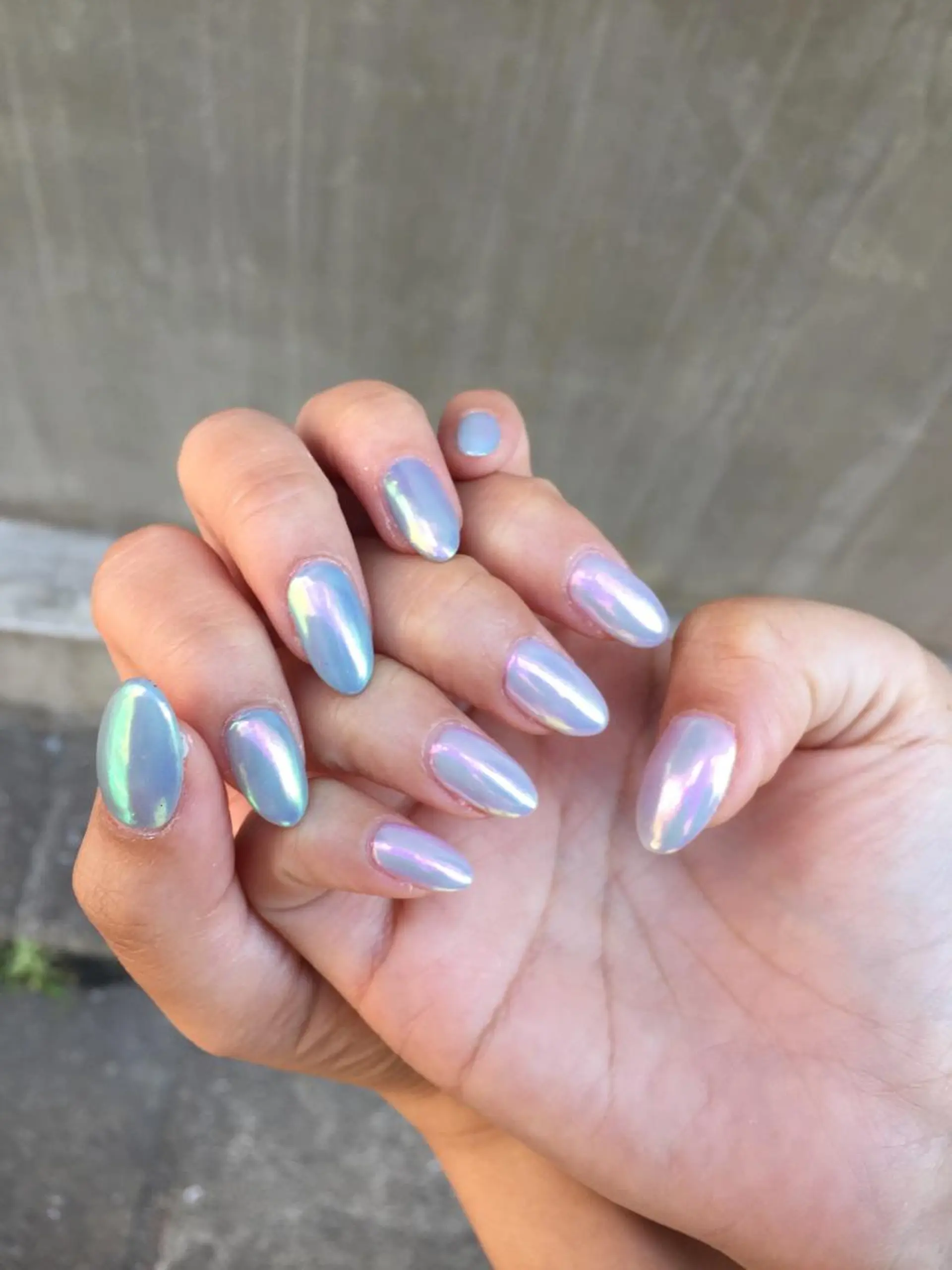 ネイル ミラーネイル crystal ⭐︎ colorのネイルデザイン