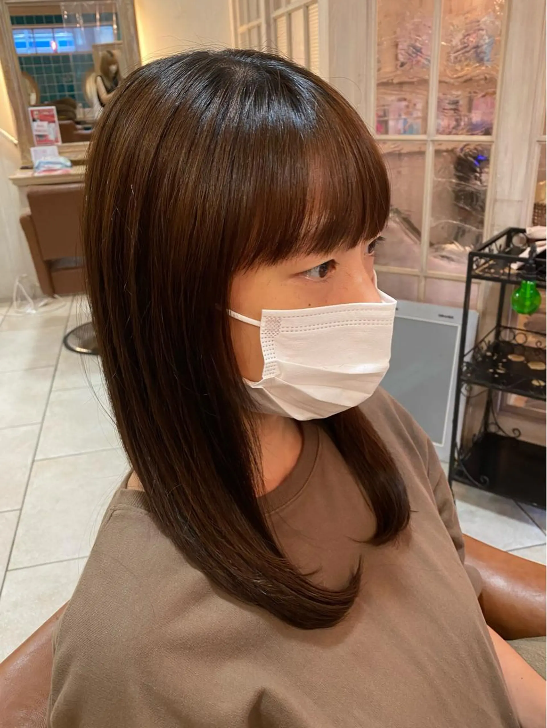 ロング 井上 日菜乃のヘアスタイル