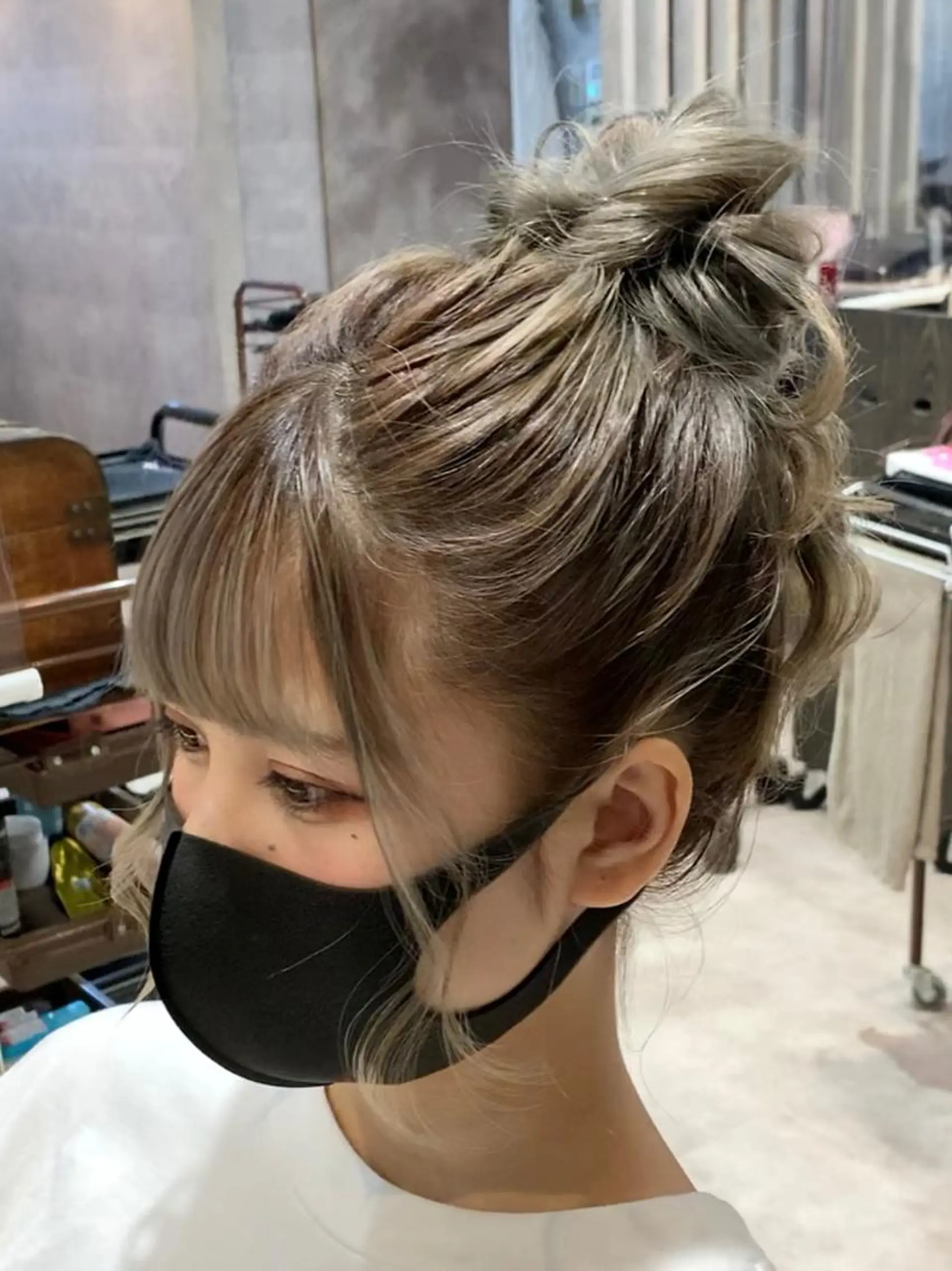 ヘアアレンジ お団子ヘア B E C H I C O〔べち子〕のヘアスタイル