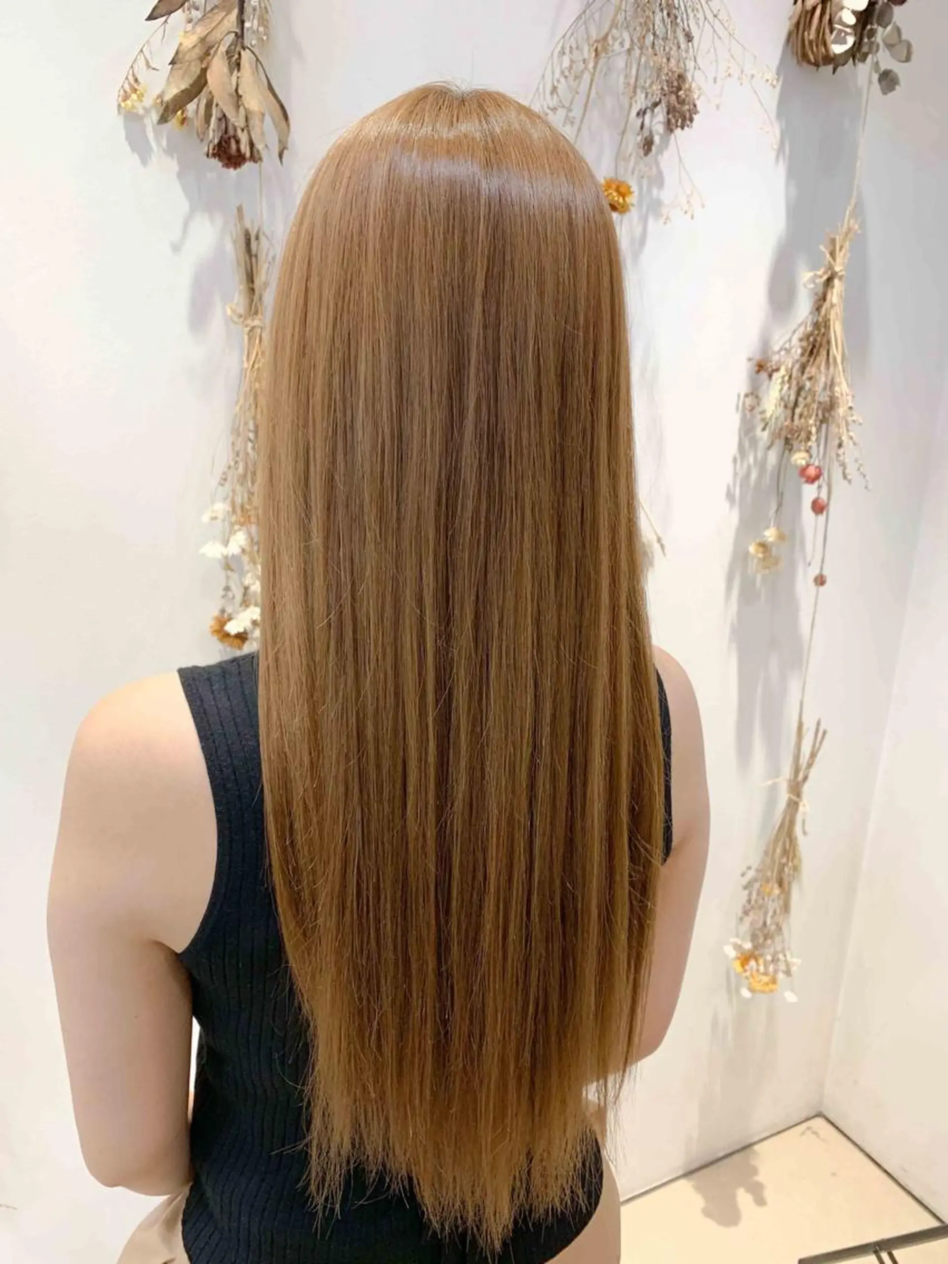 ロング カラー 縮毛矯正/髪質改善 /韓国風　山川春輝のヘアスタイル