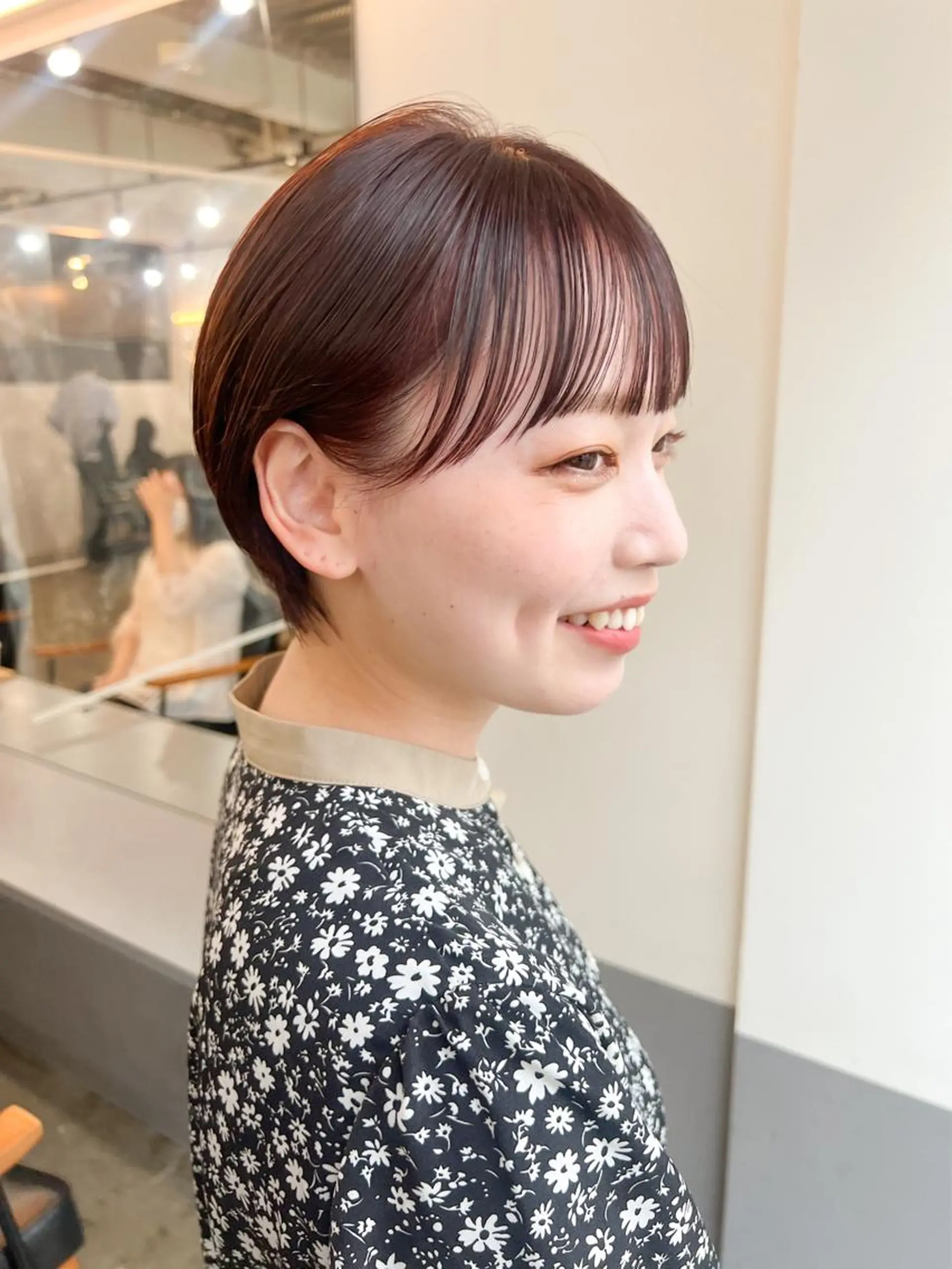 ショート 丸みショート ショートヘア レイヤーカット/ 火ノ見🪡のヘアスタイル