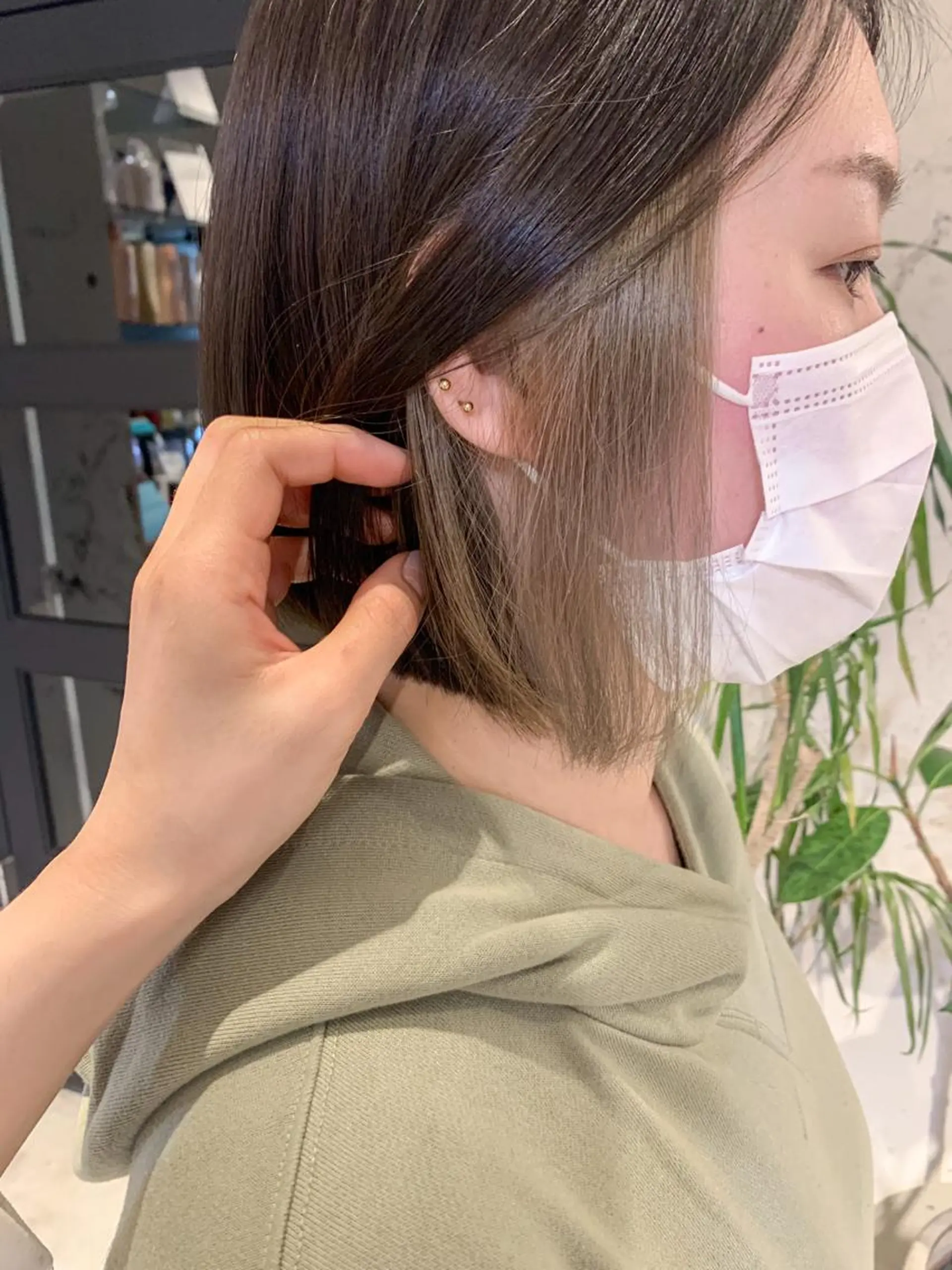 ショート カラー ヘアアレンジ ヘアカラー トリートメント yuka .のヘアスタイル