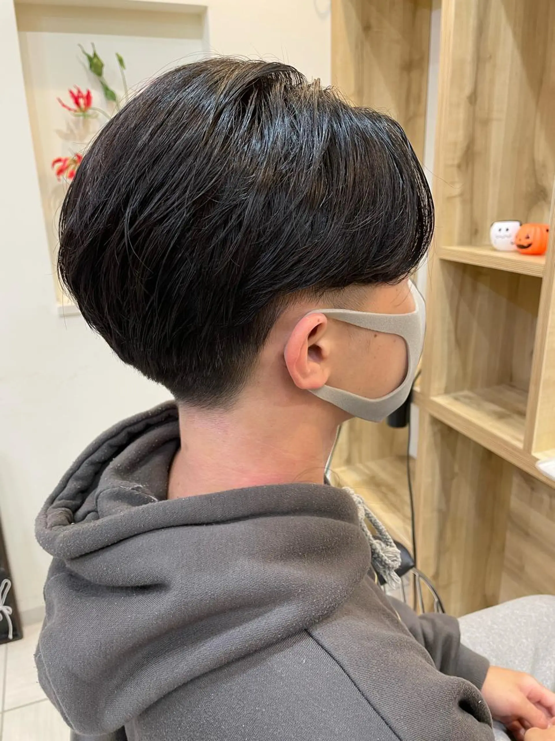 メンズ ビジネス センターパート 刈り上げ カット ヘッドスパ 田野倉NEXT店 美髪ニストのヘアスタイル