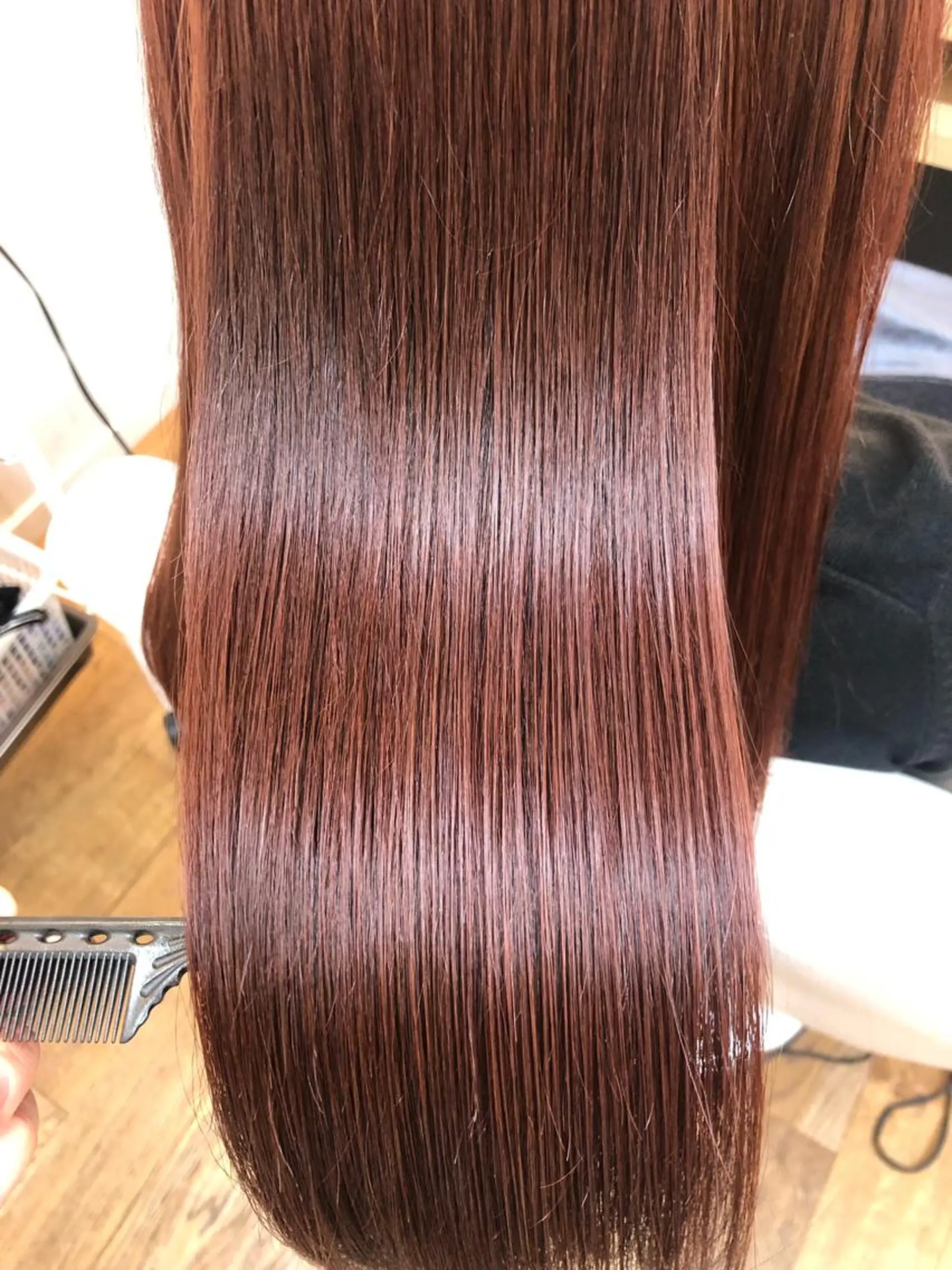 ロング カラー テクニカルディレクタ ー葛西凌大のヘアスタイル