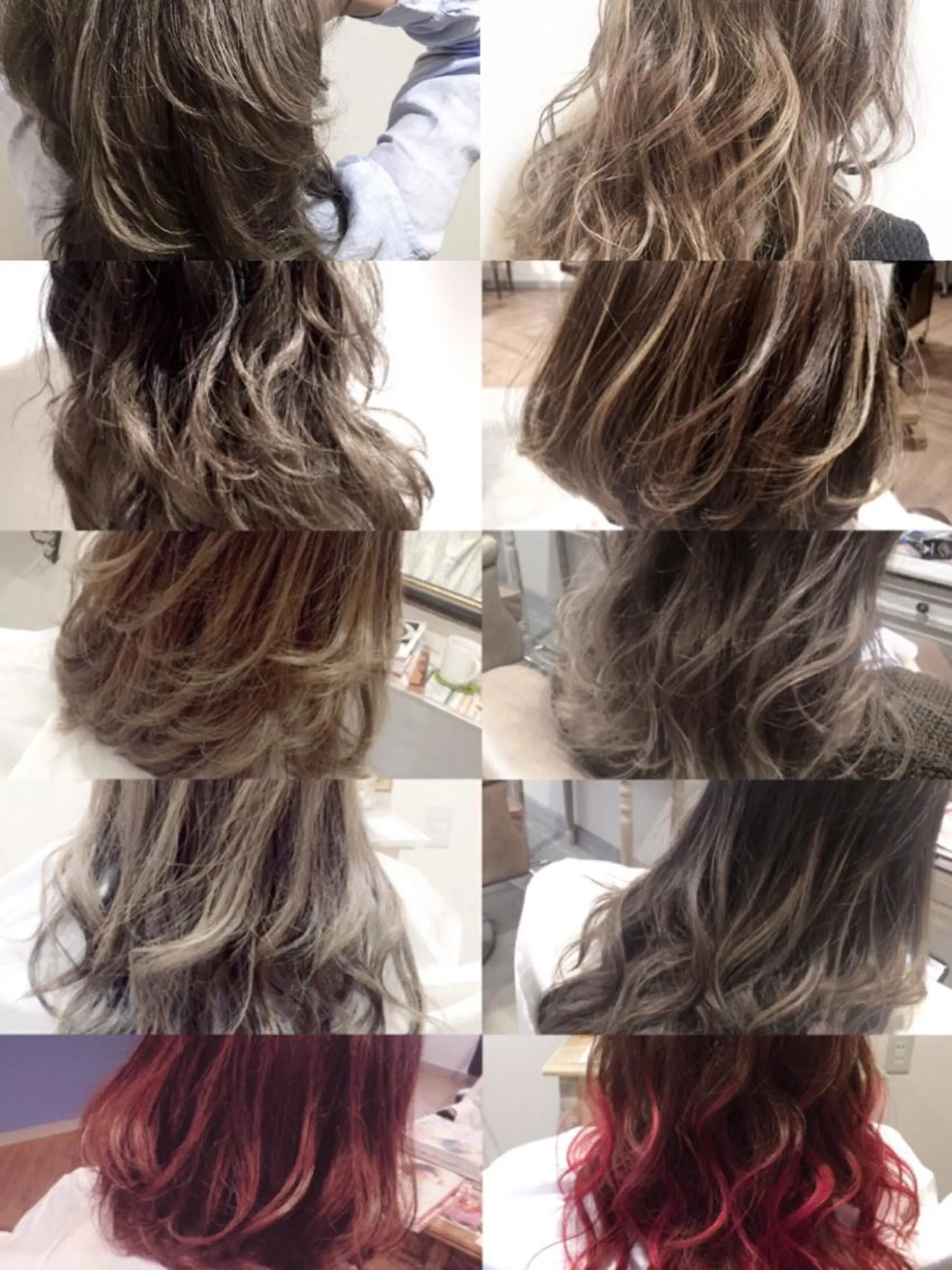 ショート ミディアム セミロング ロング カラー パーマ ヘアアレンジ 韓国♡ハイライト ♡YURIのヘアスタイル