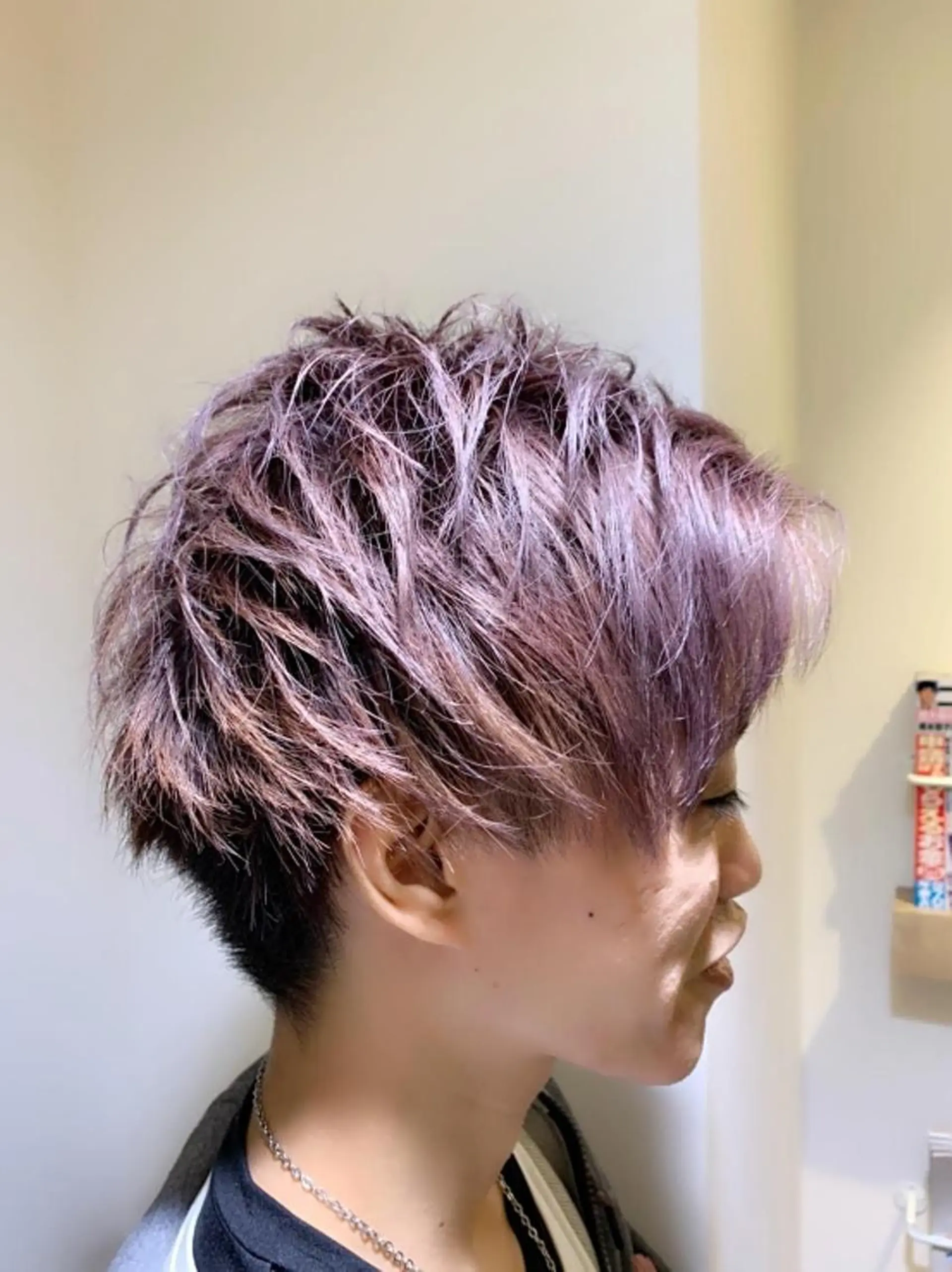 ショート カラー ブリーチ 木村 昇のヘアスタイル