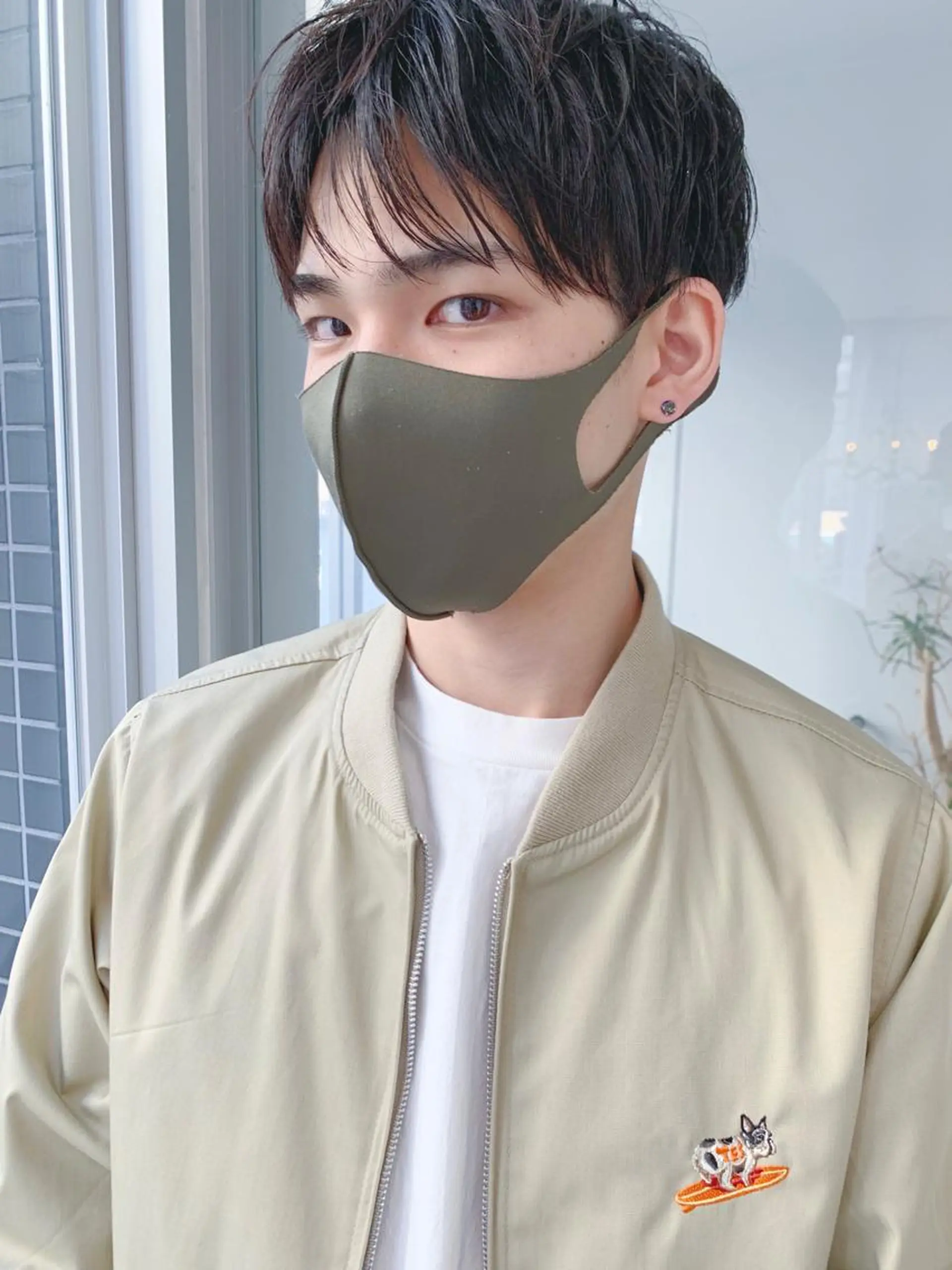 ショート パーマ メンズ カット タカハシ ハヤトのヘアスタイル