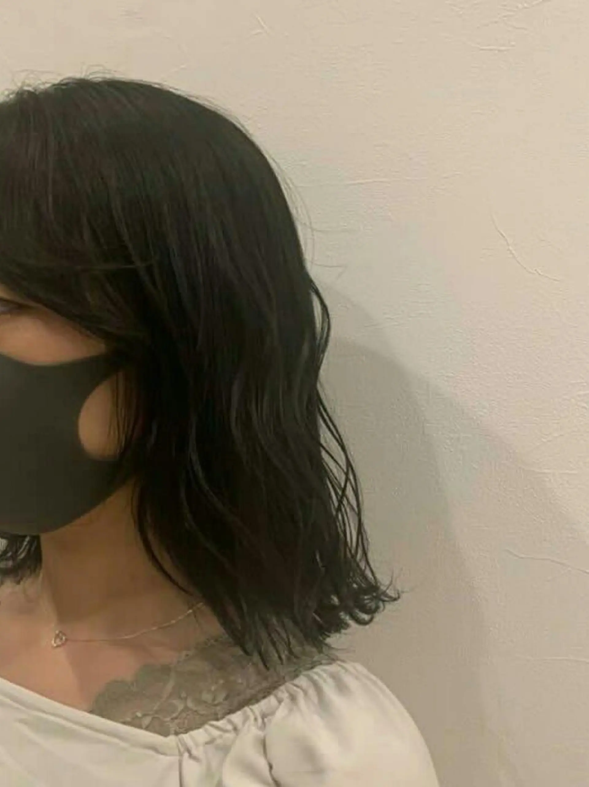 セミロング カラー 酸性ストレート/ブリ ーチなしWカラー河本のヘアスタイル
