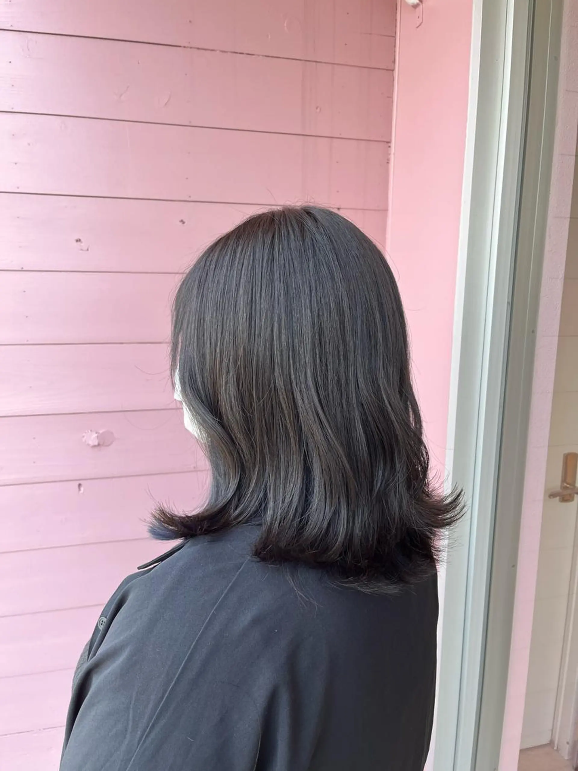 ミディアム 韓国風カラー ボブ ハイライト 髪質改善 韓国風ヘア ☁️彦坂唯有/ 透明感カラー☁️のヘアスタイル