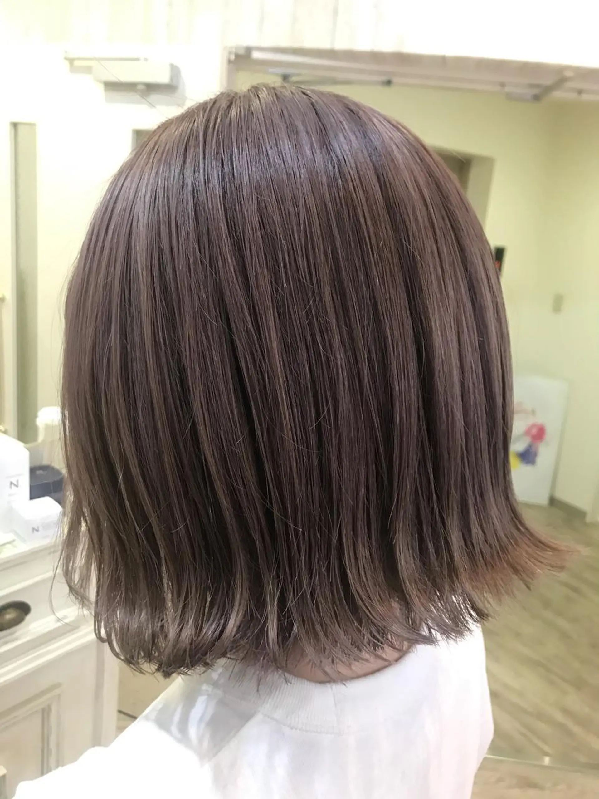 ショート カラー 前髪カット無料🎉 髪質改善✨影山湧市のヘアスタイル