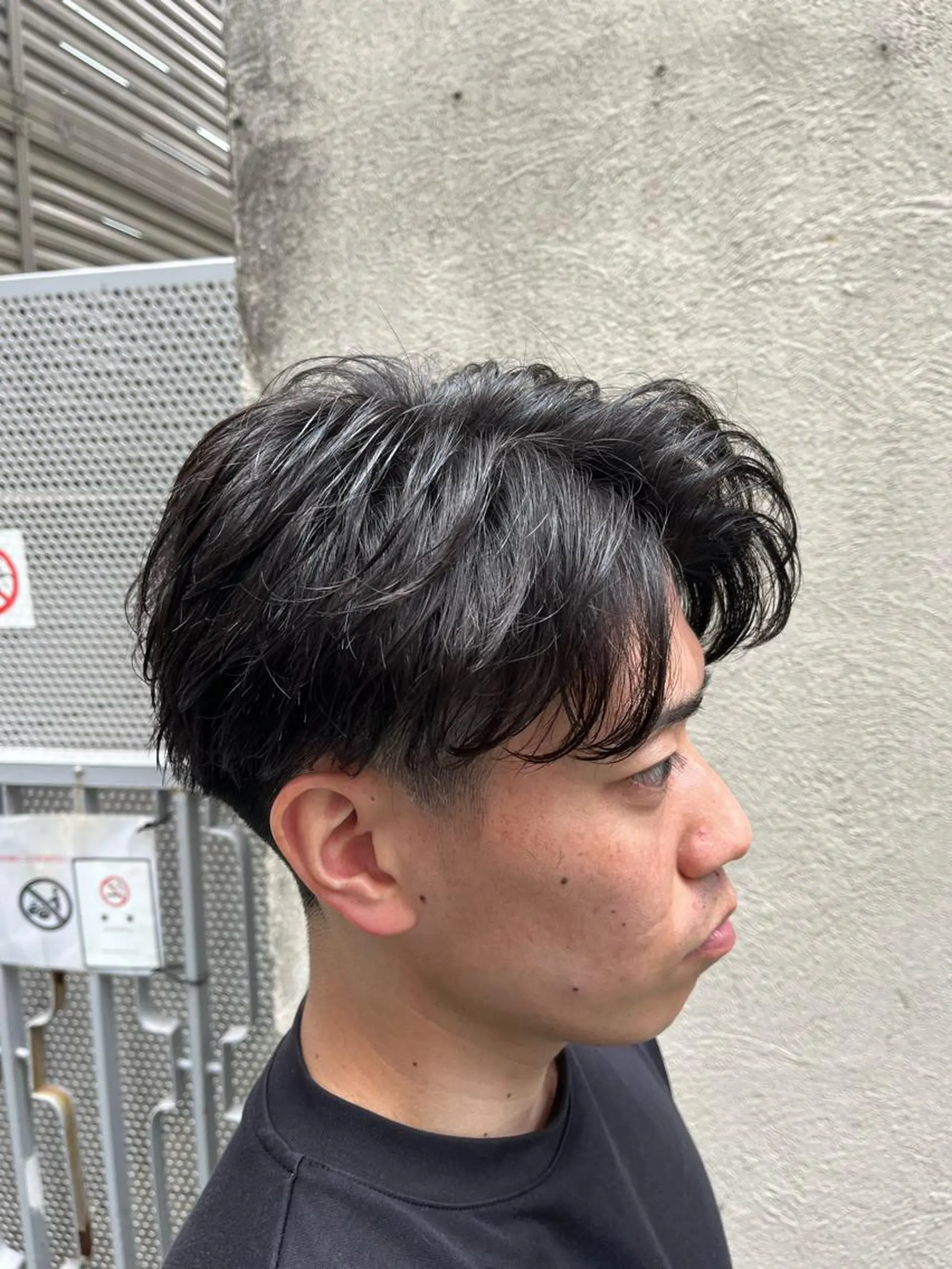 ショート メンズ カット パーマ トリートメント ヘアセット 🏆メンズヘア特化 🥇代表りんぺーのヘアスタイル