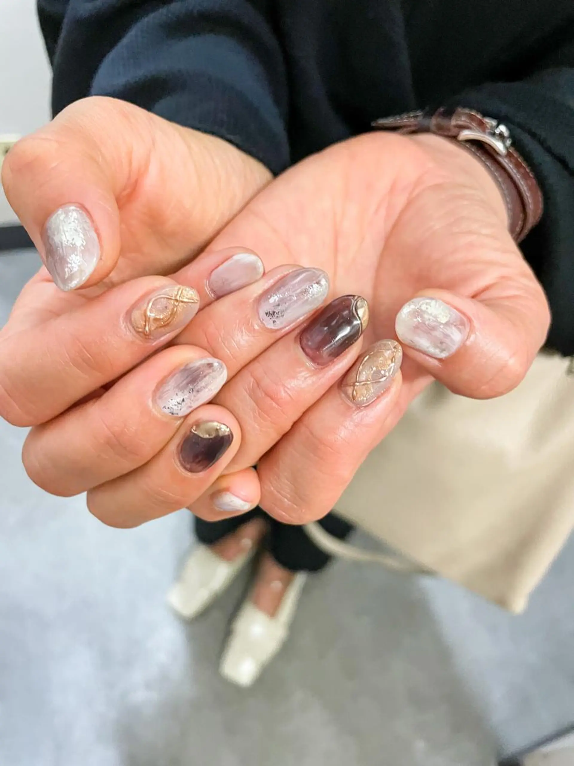 ネイル ニュアンスネイル Lira nailのネイルデザイン