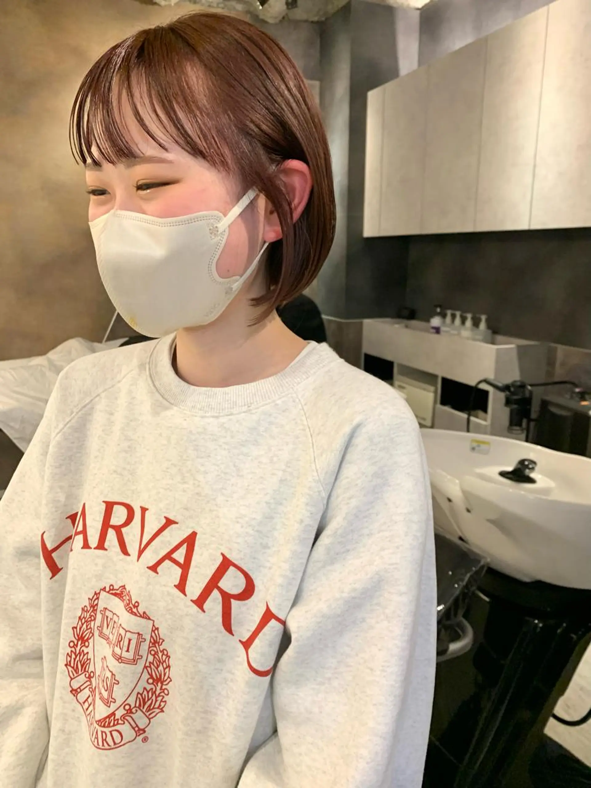 ショート カラー カット ヘアカラー SAKINO. ベージュカラーのヘアスタイル