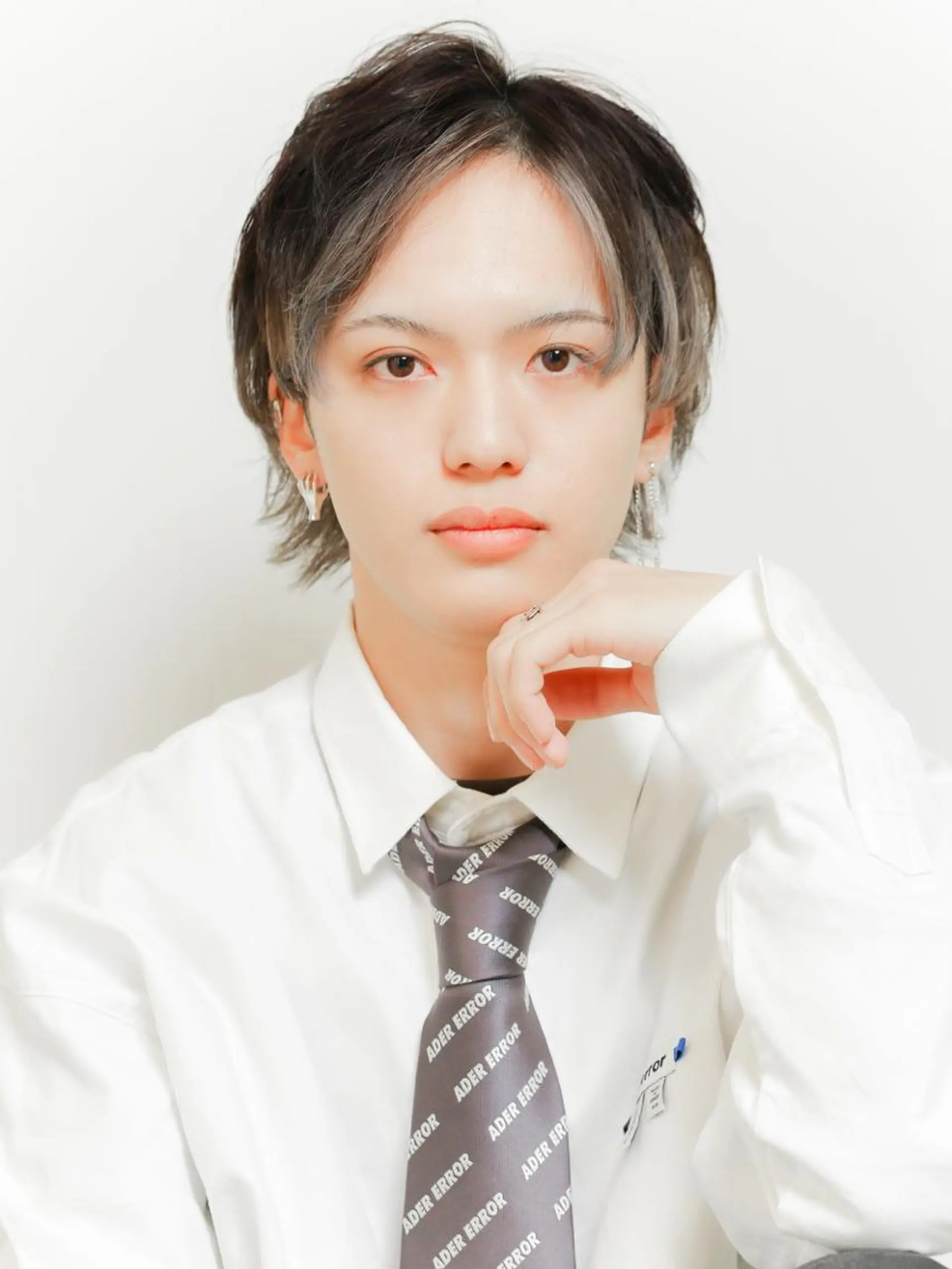 ミディアム カット 池添 聖矢のヘアスタイル