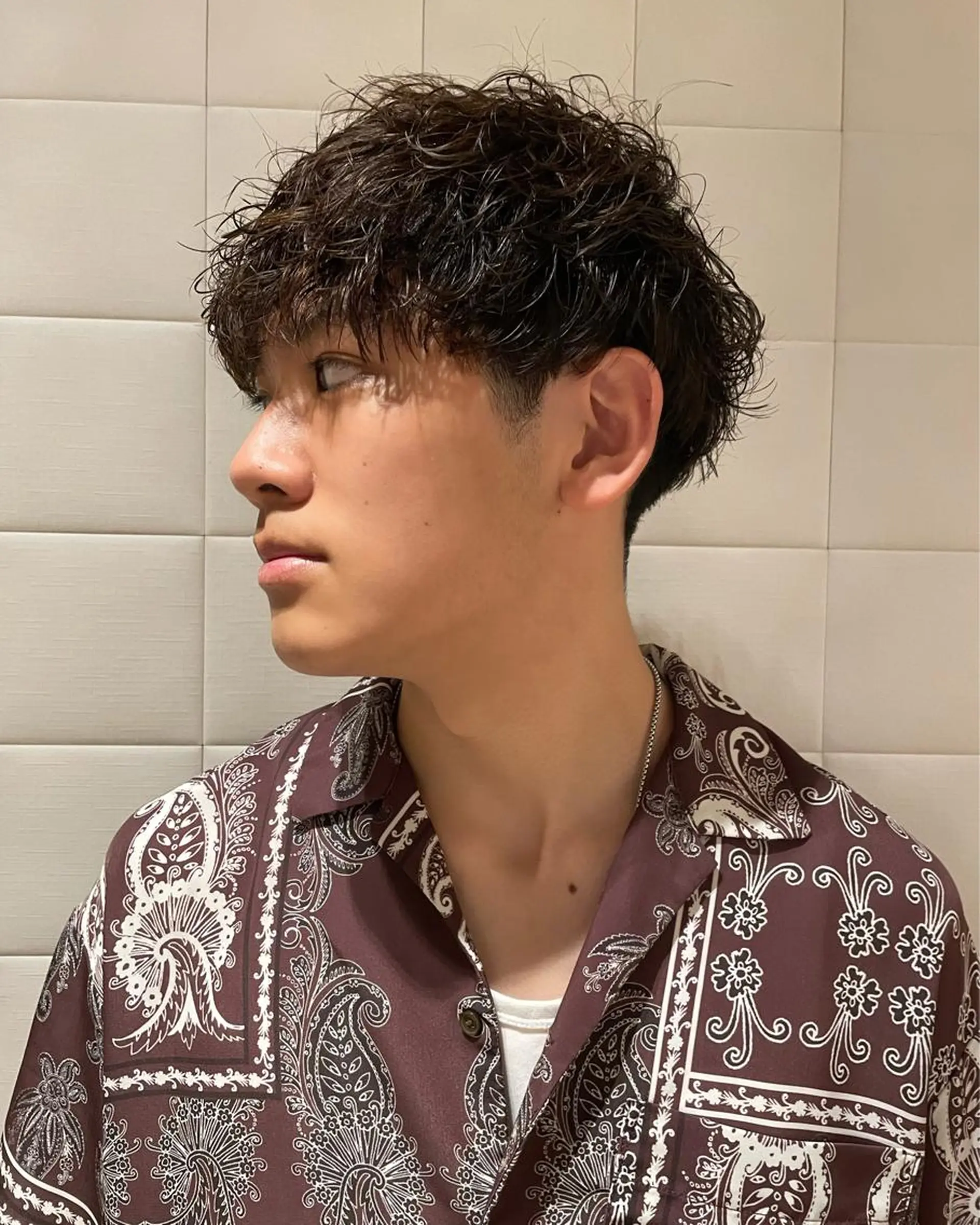 パーマ メンズ 松本平太郎美容室大宮店所属・もりたみかこ 美容師お休み中のヘアスタイル