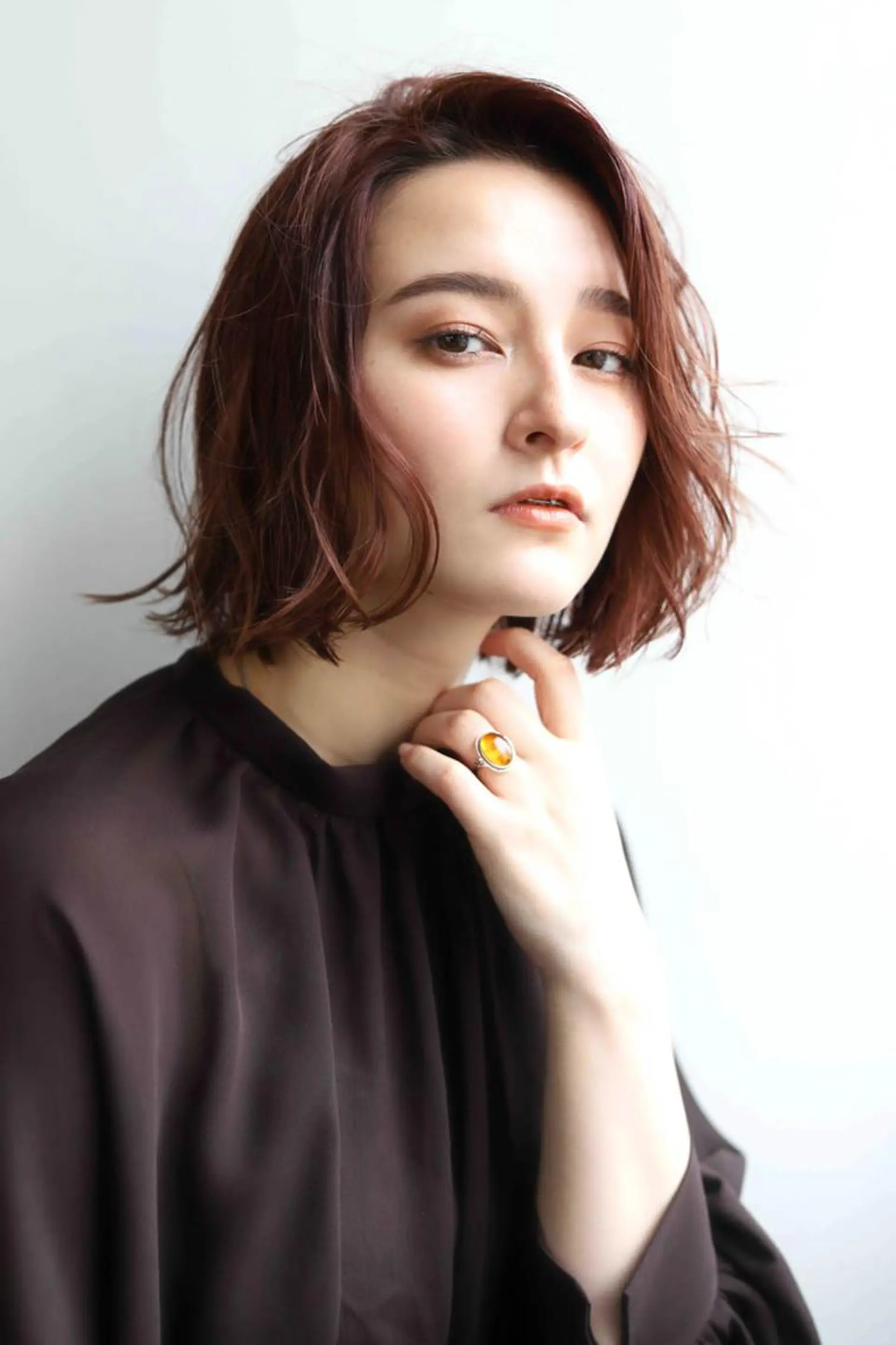 ミディアム カラー ブリーチ ケアブリーチ ダブルカラー イヤリングカラー ハイライトカラー カット ヘアカラー N° il duca 札幌のヘアスタイル
